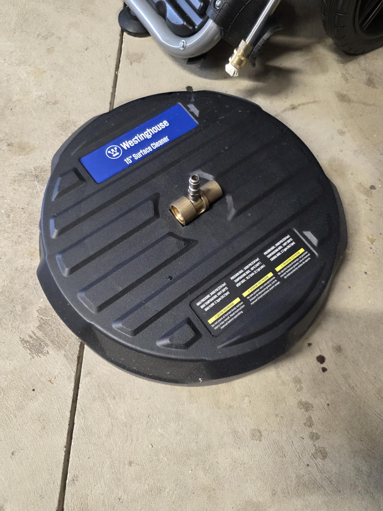 Westinghouse Universal 15” Pressure Washer Surface Cleaner Attachment - 3400 Max PSI, 1/4” Connector - For Gas and Electric Pressure Washers customer photo 2