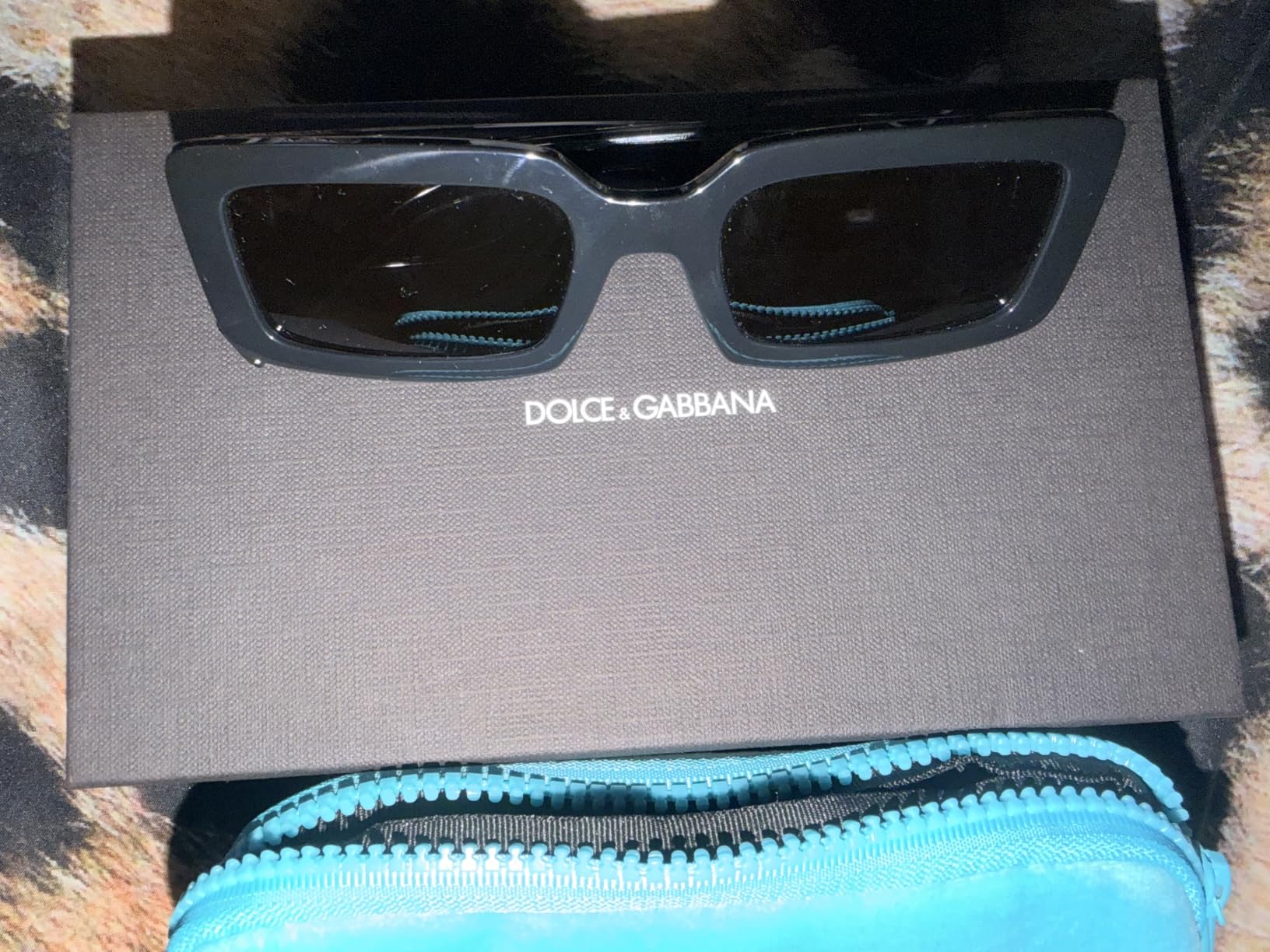 Dolce & Gabbana Women's Narrow Rectangle Sunglasses customer photo 1