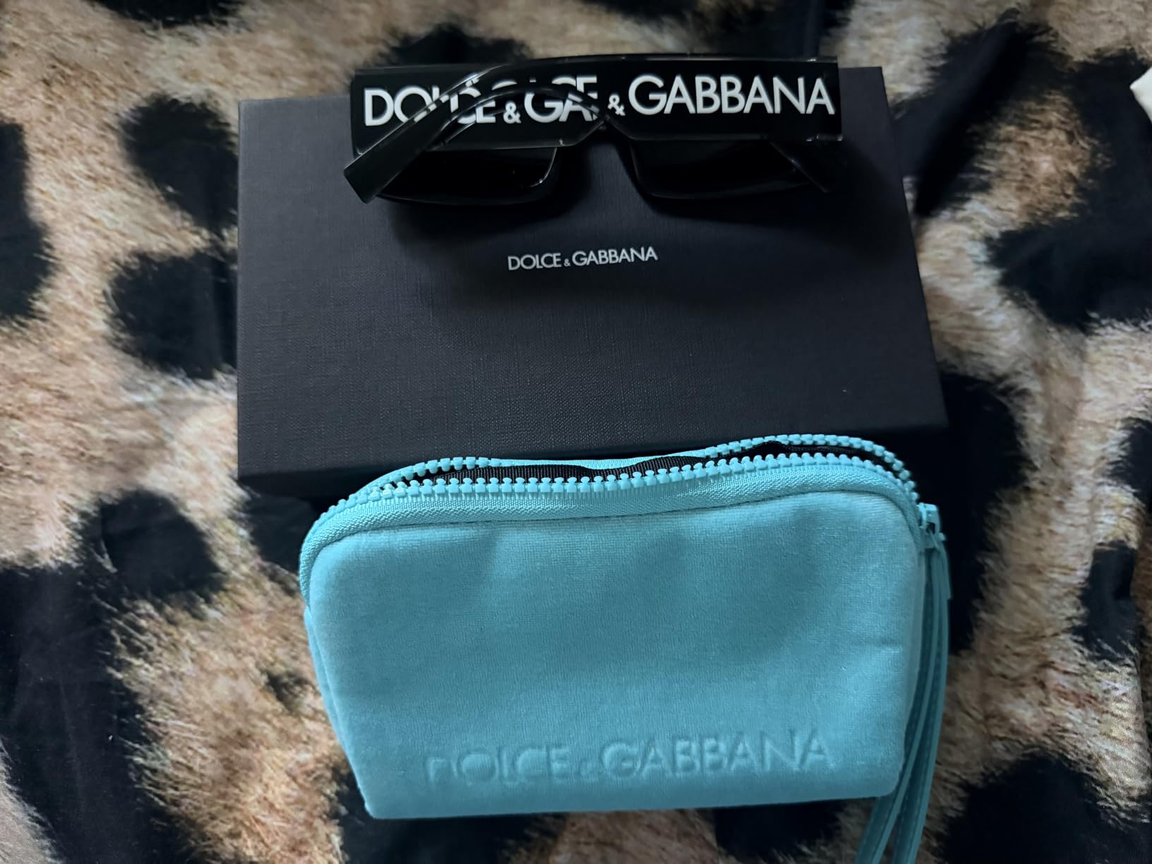 Dolce & Gabbana Women's Narrow Rectangle Sunglasses customer photo 2