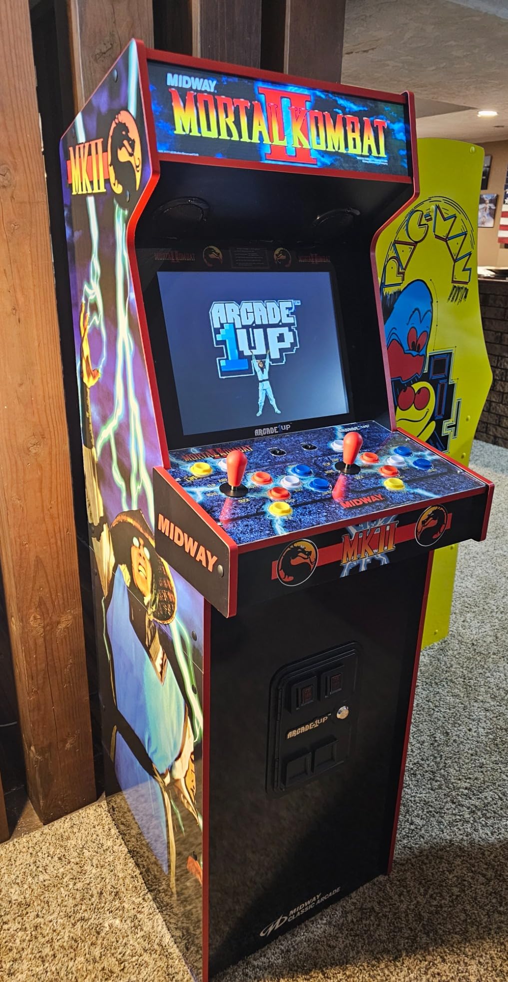 ARCADE1UP Mortal Kombat II Deluxe Arcade Machine, 14 Games customer photo 1
