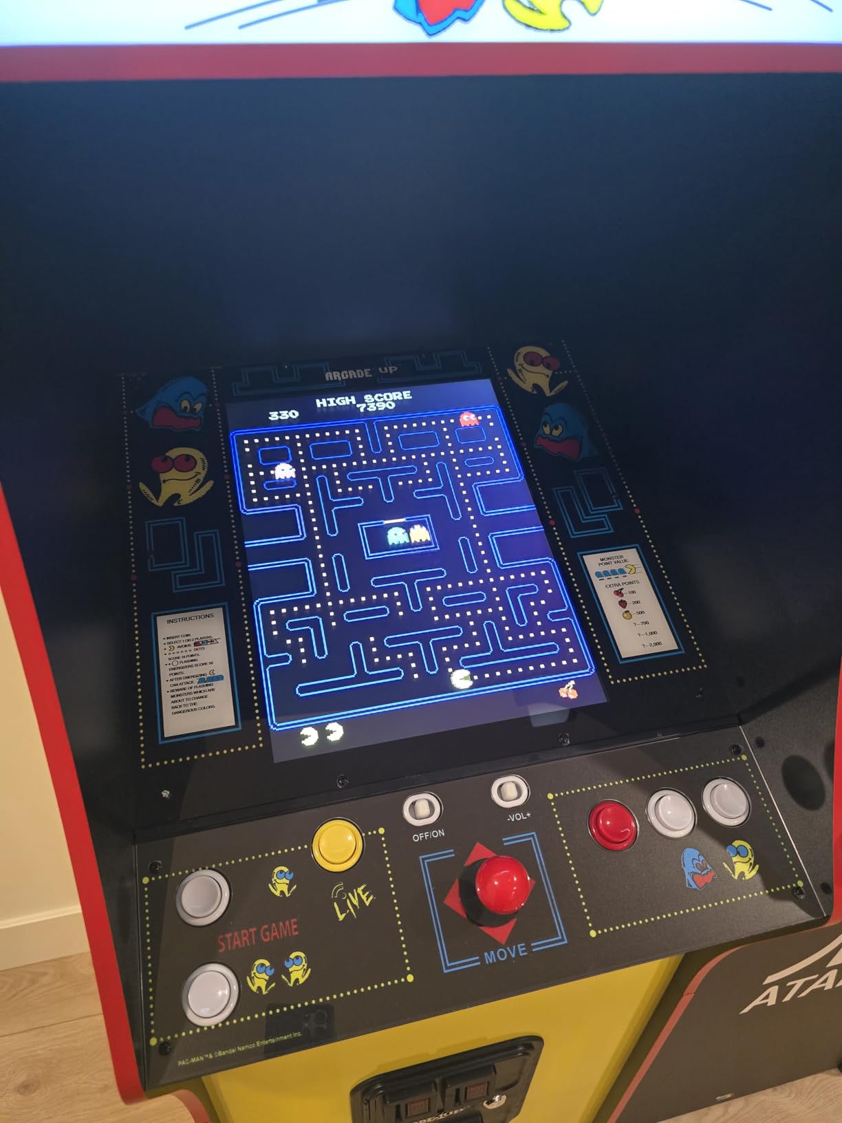 Arcade1Up Ms. Pac-Man Class of '81 Deluxe Arcade, 12 Retro Games customer photo 1