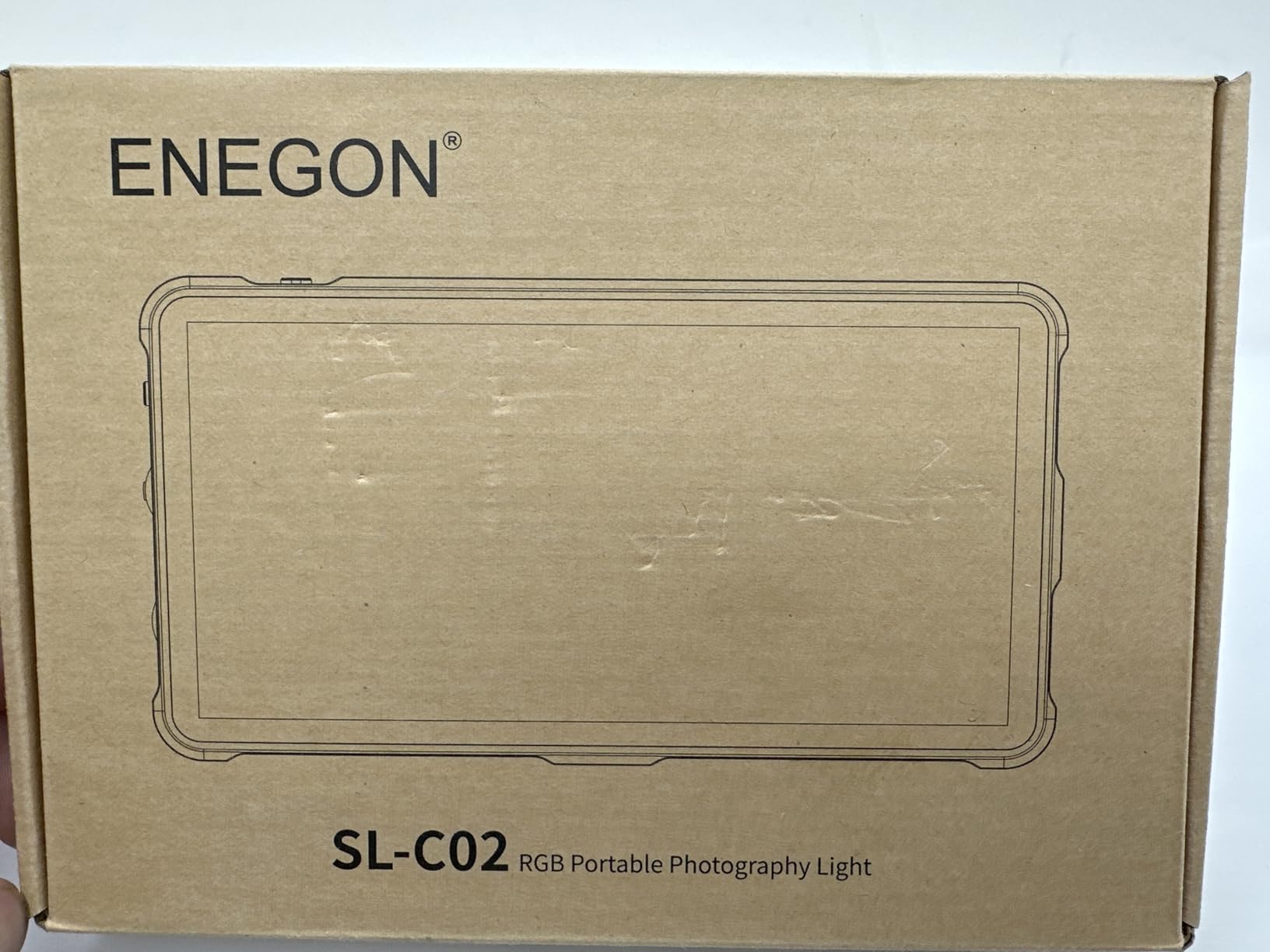 ENEGON RGB Video Light, Built-in 4000mAh Rechargeable Battery LED Camera Light Full Color 24 Common Light Effects, CRI≥95 2500-9000K LED Video Light Panel with Power Bank Function. customer photo 2