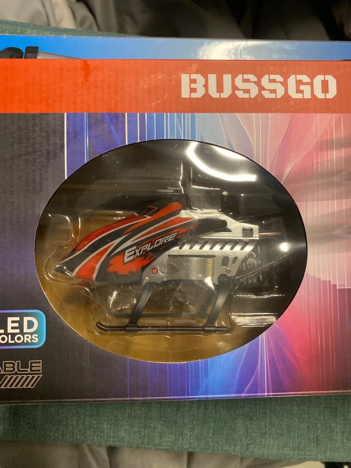 BUSSGO RC Helicopter, Remote Control Helicopter for Kids | with 30Mins Flight(2 Batteries), 7+1 LED Light Modes, Altitude Hold, RC Toys for Boys Girls customer photo 2