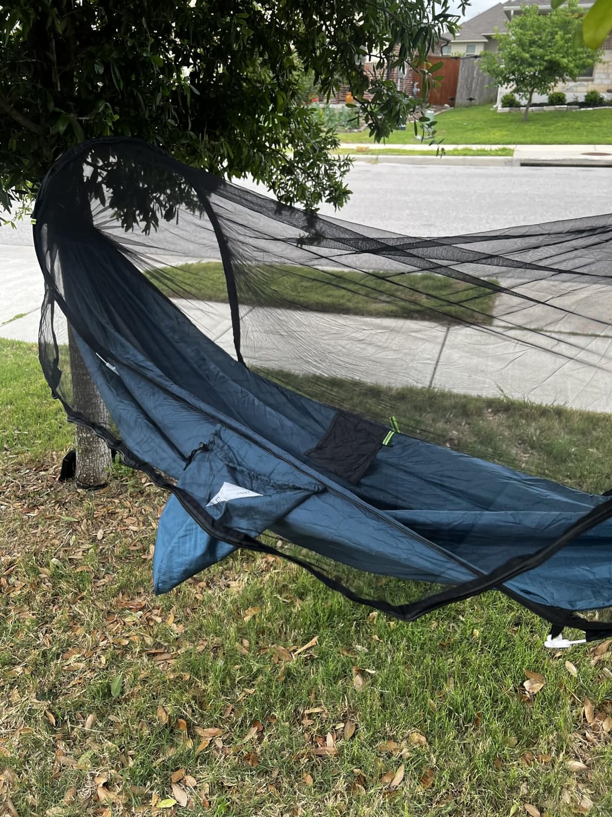 Chihee Ultra-Light Travel Camping Hammock Pop-up Net Hammock 660lbs Load Capacity,Breathable,Quick-Drying Parachute Nylon 2 Premium Carabiners,2 Tree Slings Included for Outdoor Backpacking Hiking customer photo 1