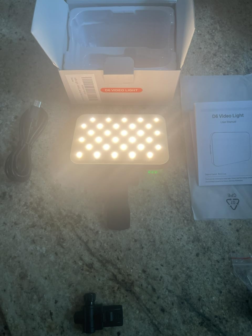 Selfie Light - BANSINE USB-Rechargeable LED Phone Light - Portable Photo Light with 97+ CRI, Up to 6500K Color Temperature for Selfie, Zoom Conference, Video, Makeup and Live Stream customer photo 2