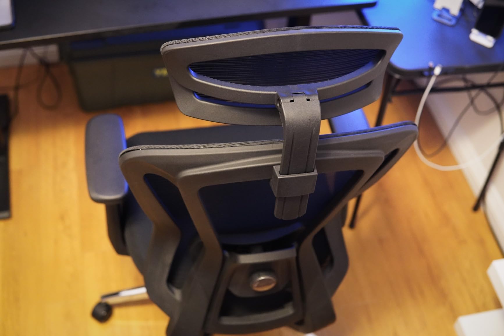 Farini Office Chair Ergonomic Desk Chair, High Back Computer Chair with Wheels, Home Study Chair for Heavy People, Office Chair Adjustable Seat Depth, 3D Armrests and Adjustable Headrest, Black customer photo 1