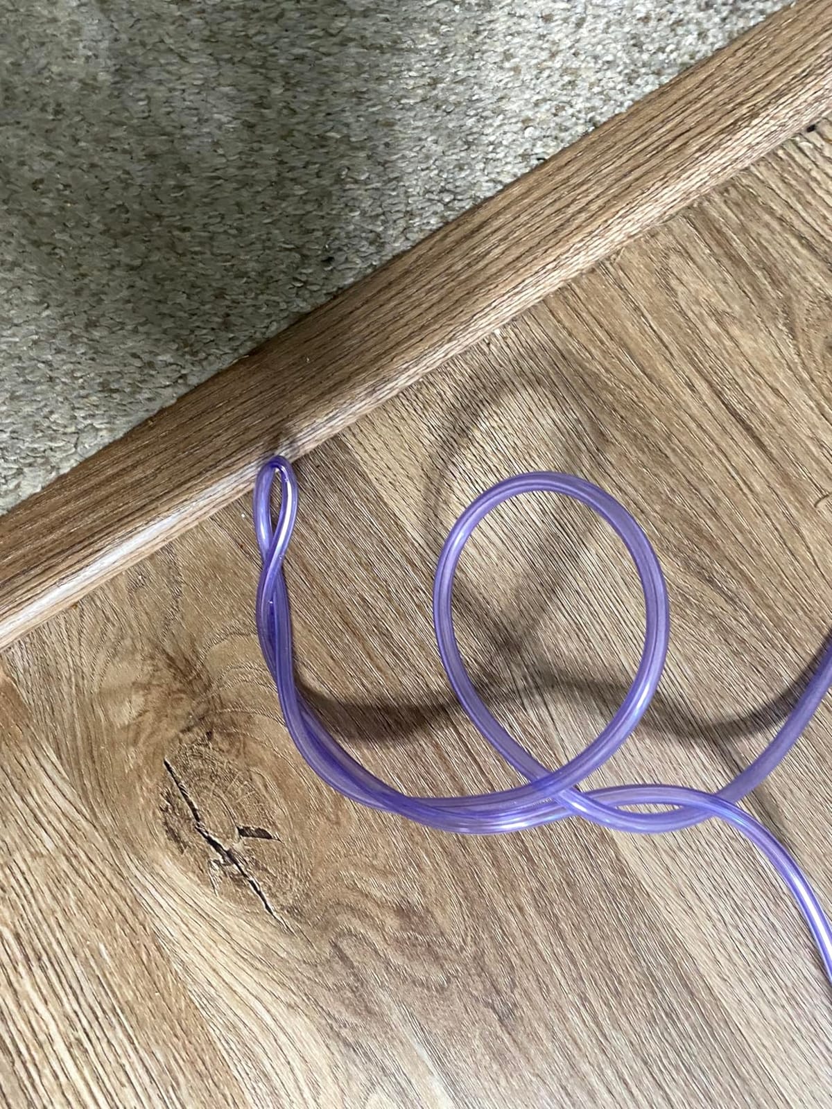 ResOne 2pk 25Ft Oxygen Supply Tubing - Swivel Connectors, Crush Resistant - 360 degree rotation, for Nasal Cannulas, Cannula Nasal Tubing, Oxygen Concentrator - Purple customer photo 1