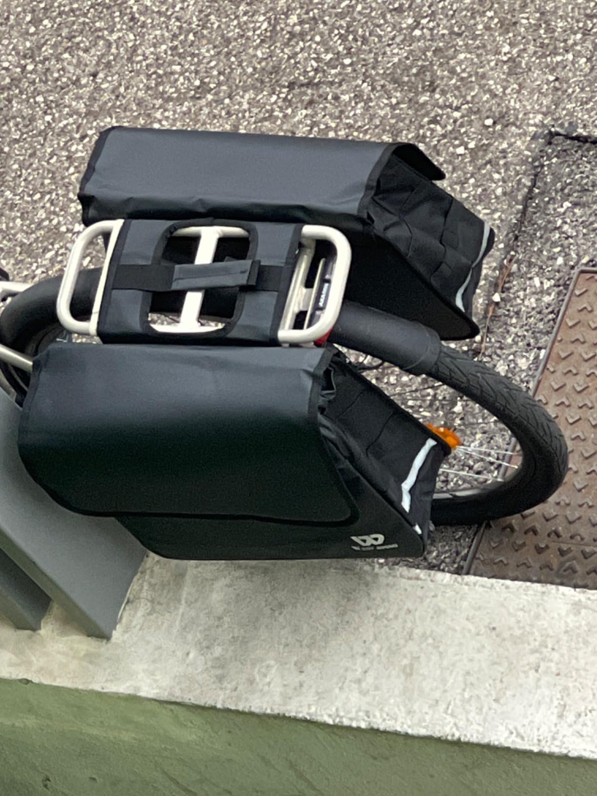 BAIGIO Bike Double Pannier Bags Waterproof Bicycle Rear Seat Panniers Pack with Reflective Stripe (34L) customer photo 1
