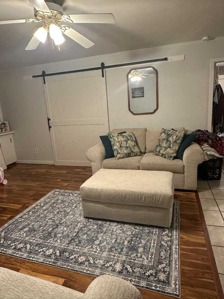 60''x 84'' Sliding Barn Door with 10 Ft Barn Door Hardware Kit customer photo 1