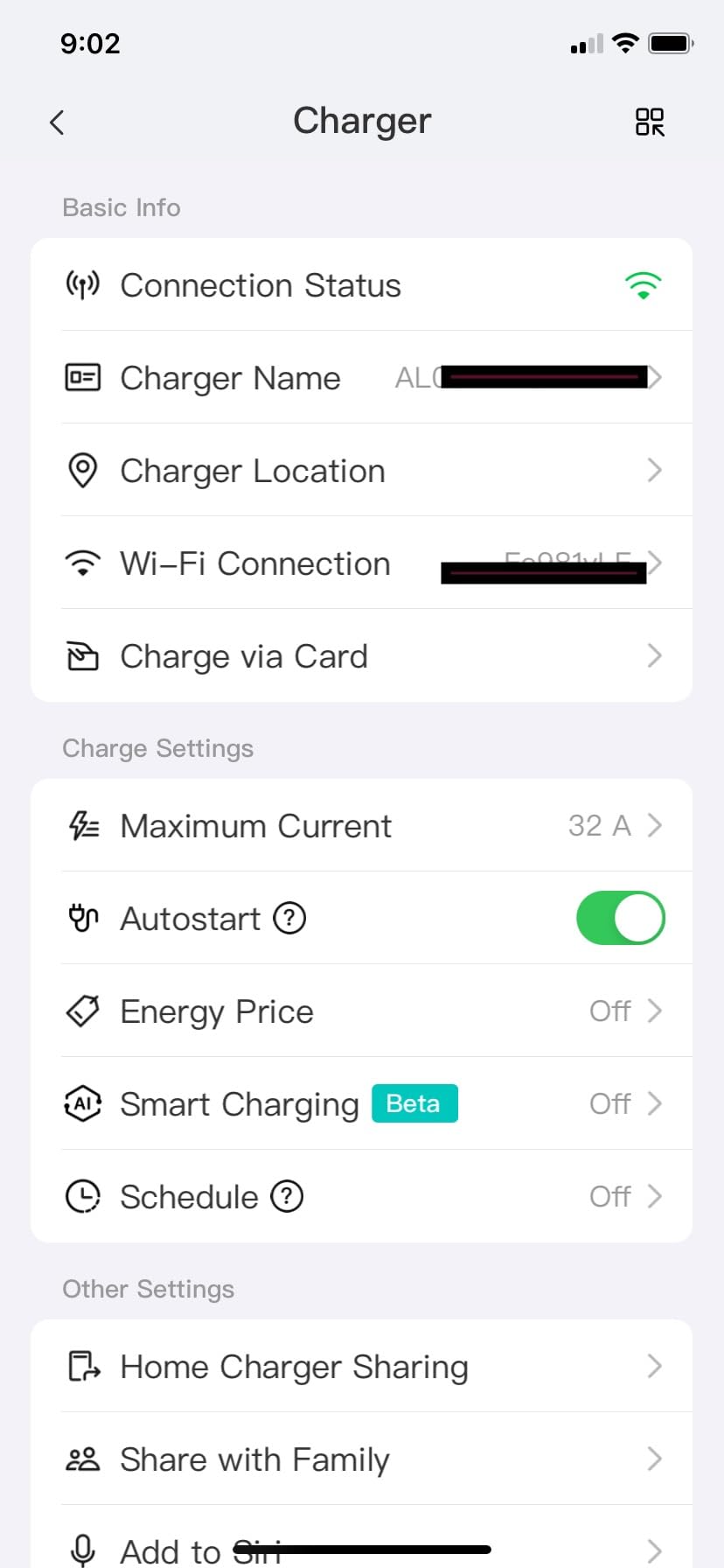 Autel Home Smart Electric Vehicle (EV) Charger up to 50Amp, 240V, Indoor/Outdoor Car Charging Station with Level 2, Wi-Fi and Bluetooth Enabled EVSE, Hardwired,25-Foot Cable,Sierra Blue customer photo 1