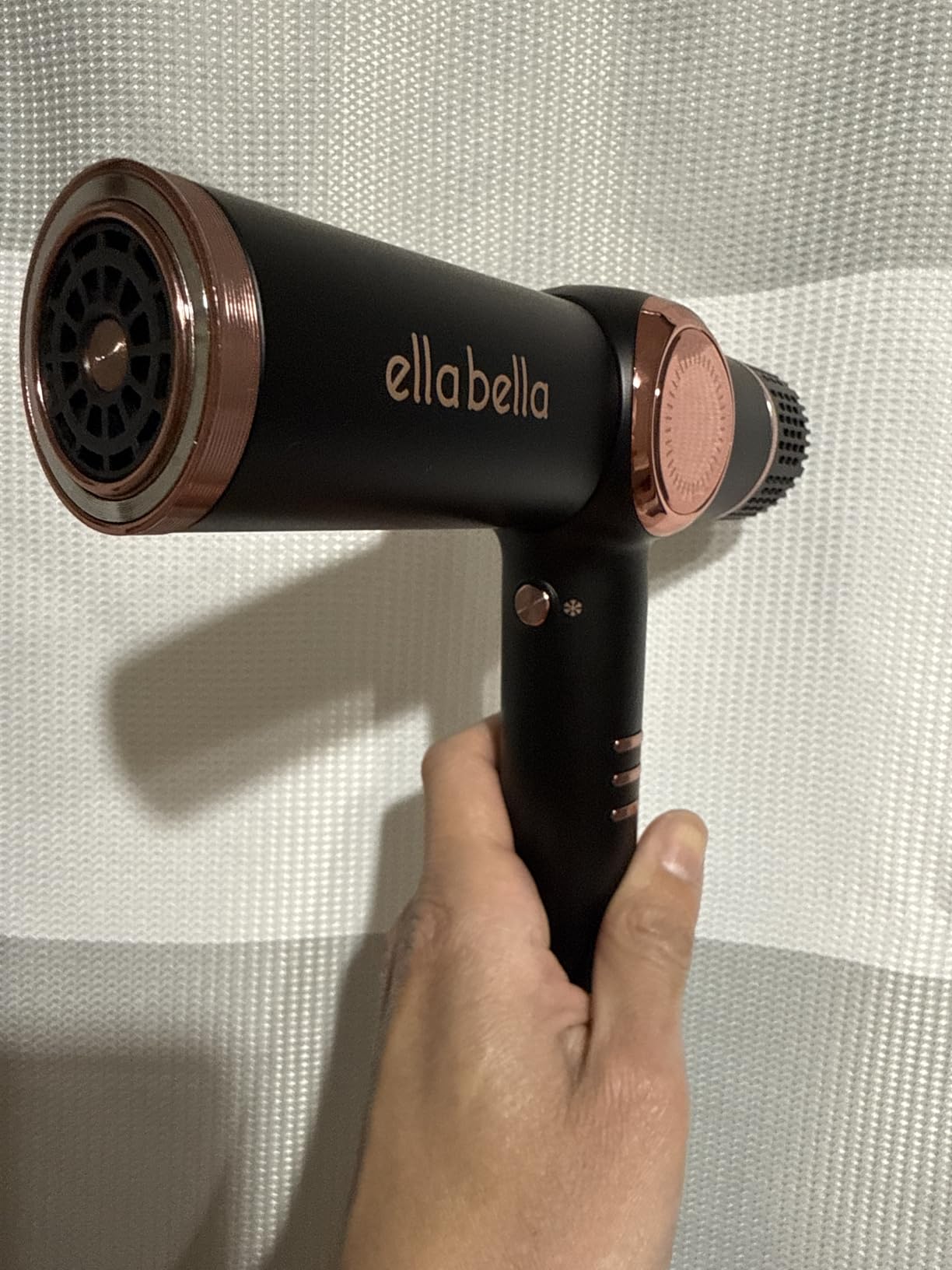 ELLA BELLA® Ionic Hair Dryer with Diffuser - Negative Ion Blow Dryer, Quiet customer photo 1