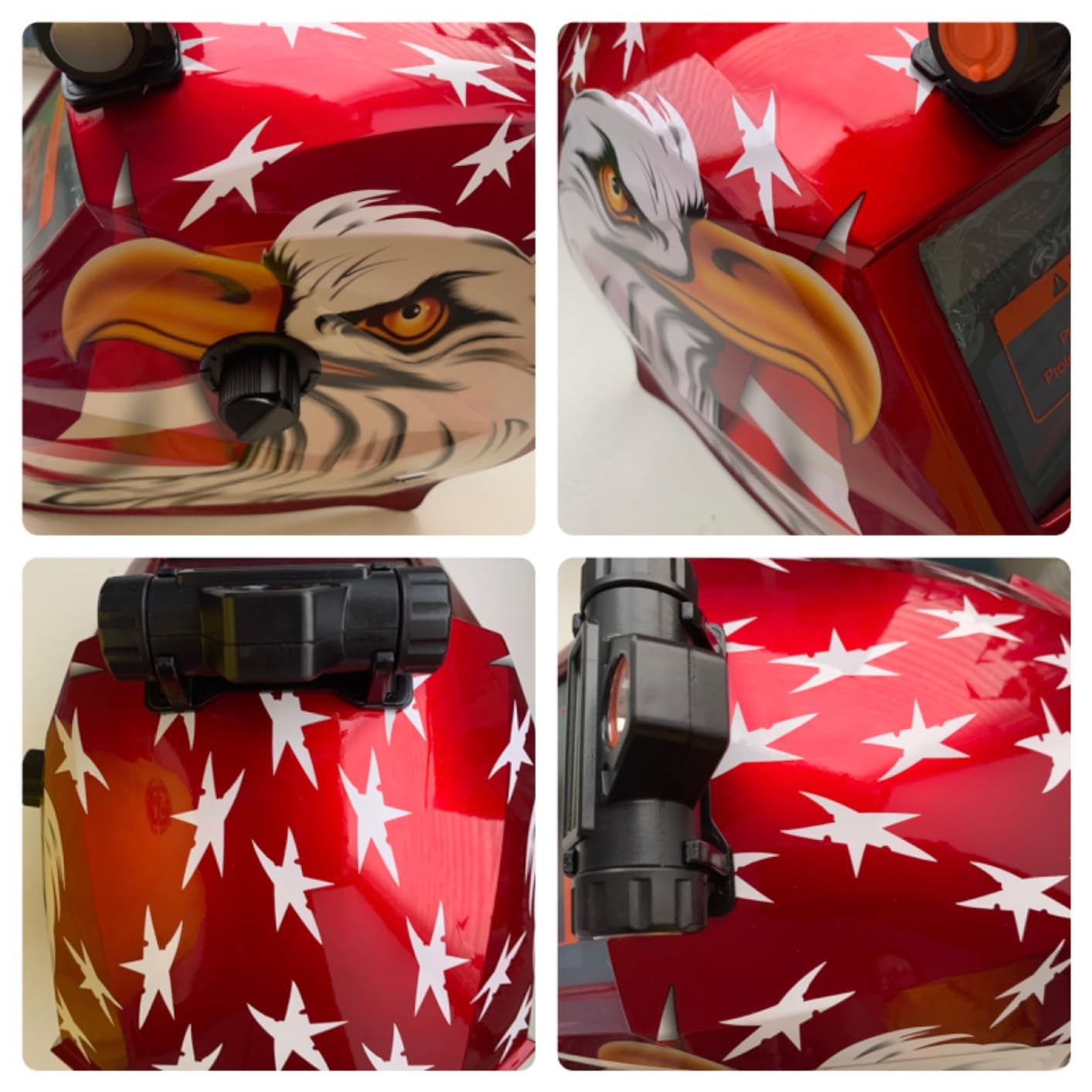 TRQWH Welding Hood Auto Darkening Welding Helmet with Light True Color customer photo 1