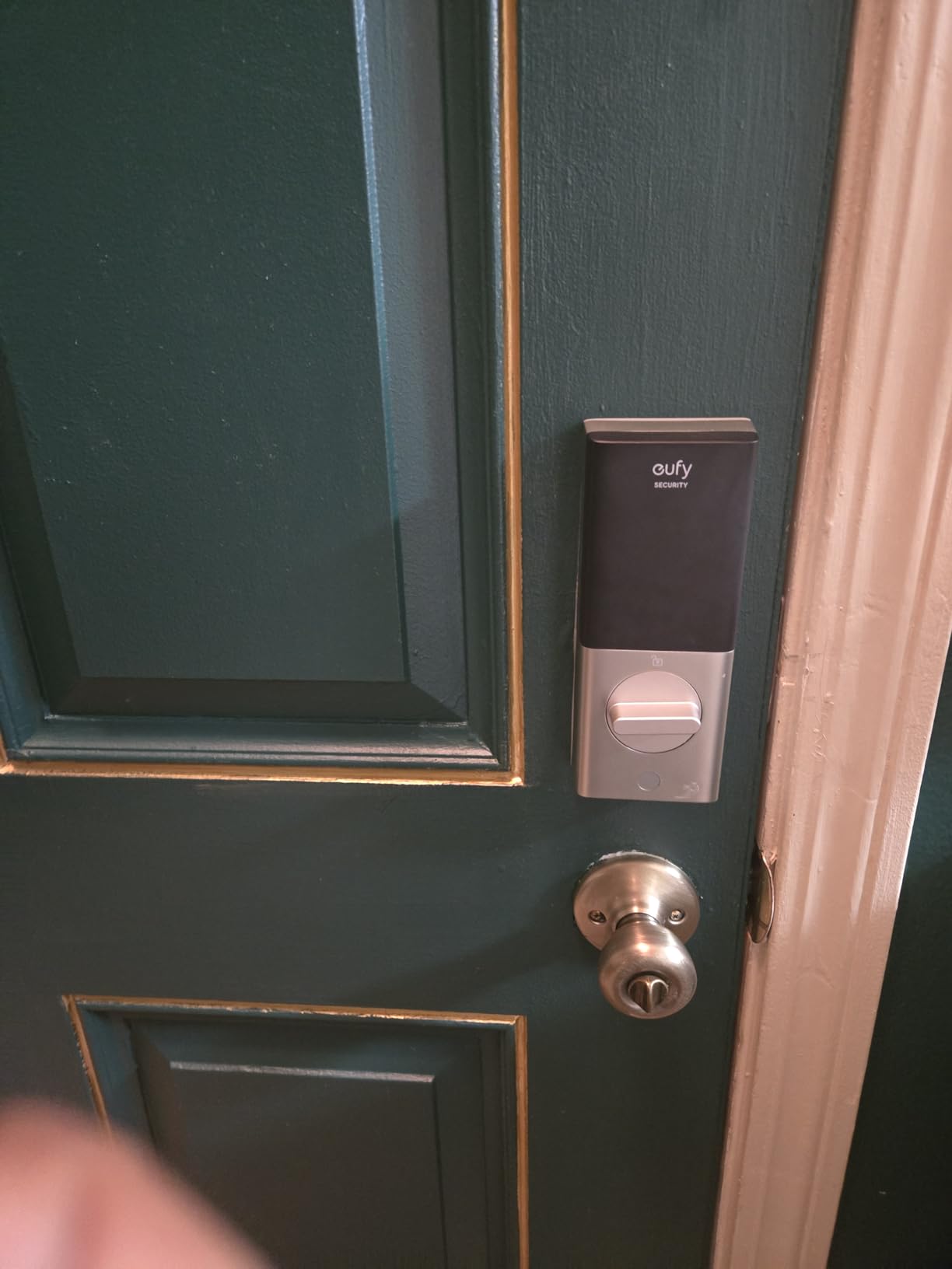 eufy Security Smart Lock C220, Fingerprint Keyless Entry Door Lock | Built-in Wi-Fi, App Remote Control, Up to 8-Month Battery, Front Door Smart Lock Deadbolt, IP53 Waterproof, BHMA Grade 3 customer photo 1