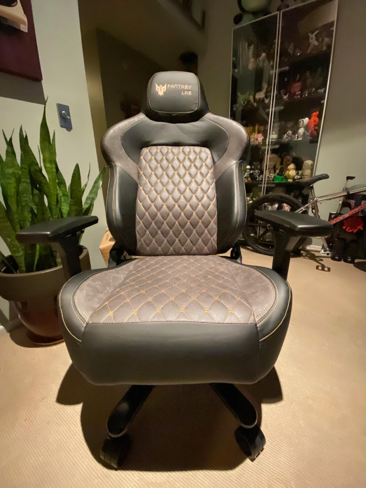 Big and Tall Gaming Chair 440LBS Gaming Chair with Metal Base Memory Foam Lumbar 4D Adjustable Armrest Computer Chair for Heavy People Ergonomic High-Back Computer Chair customer photo 1