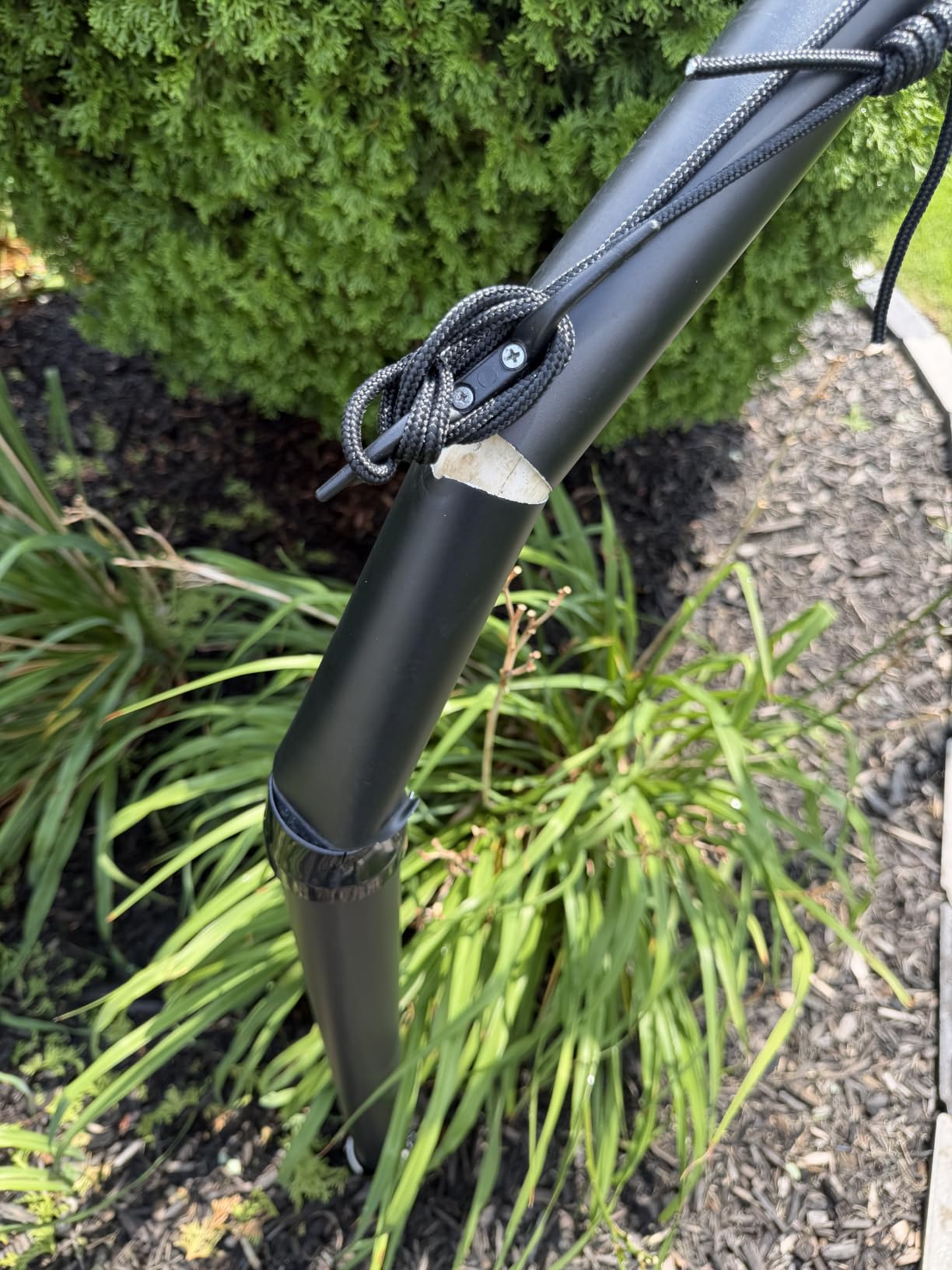 25FT Heavy Duty Flag Pole for Outside House, High Hardness Aluminum customer photo 1