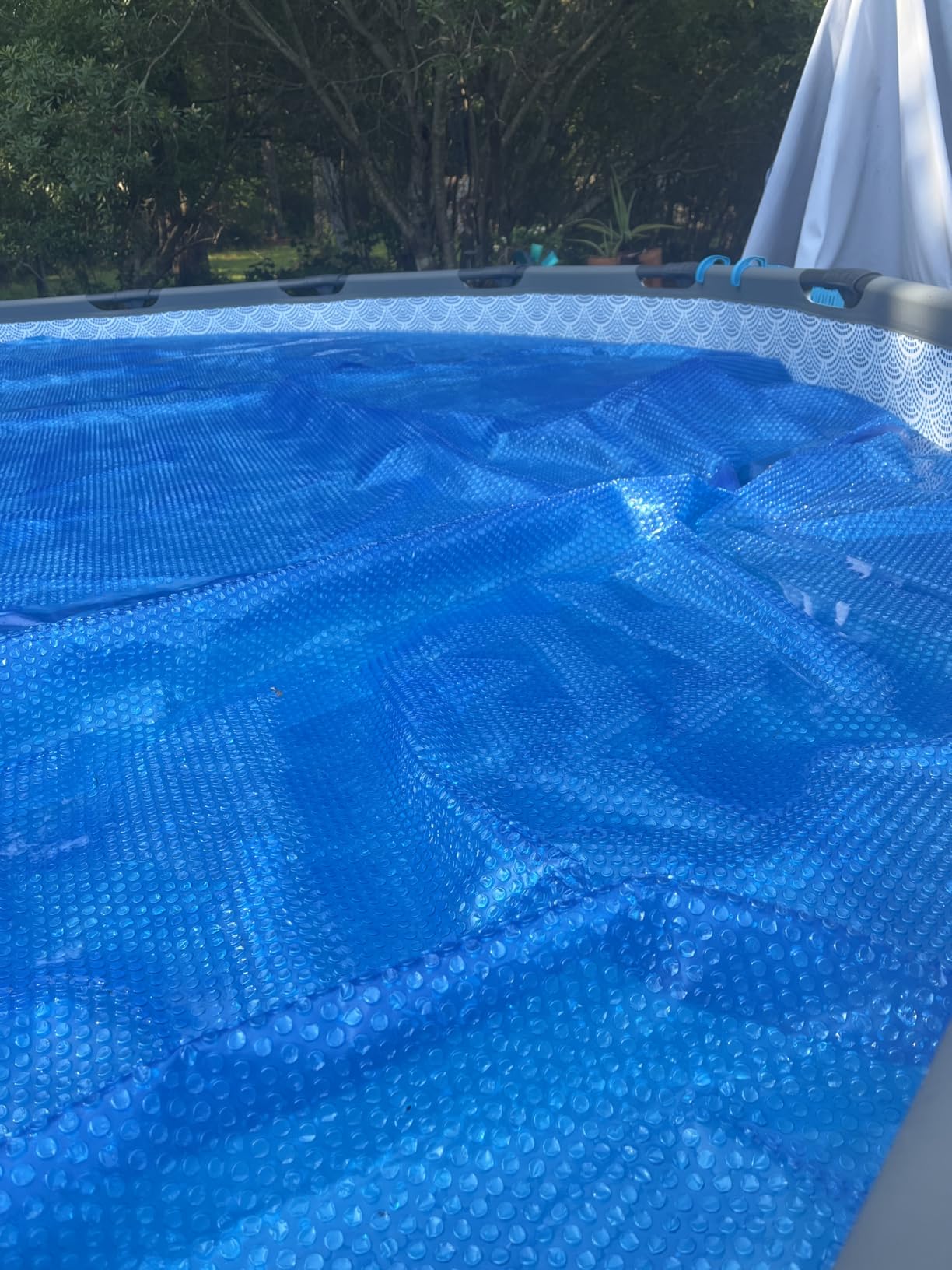 In The Swim 21' Standard Blue Round Solar Pool Cover 8 Mil customer photo 2