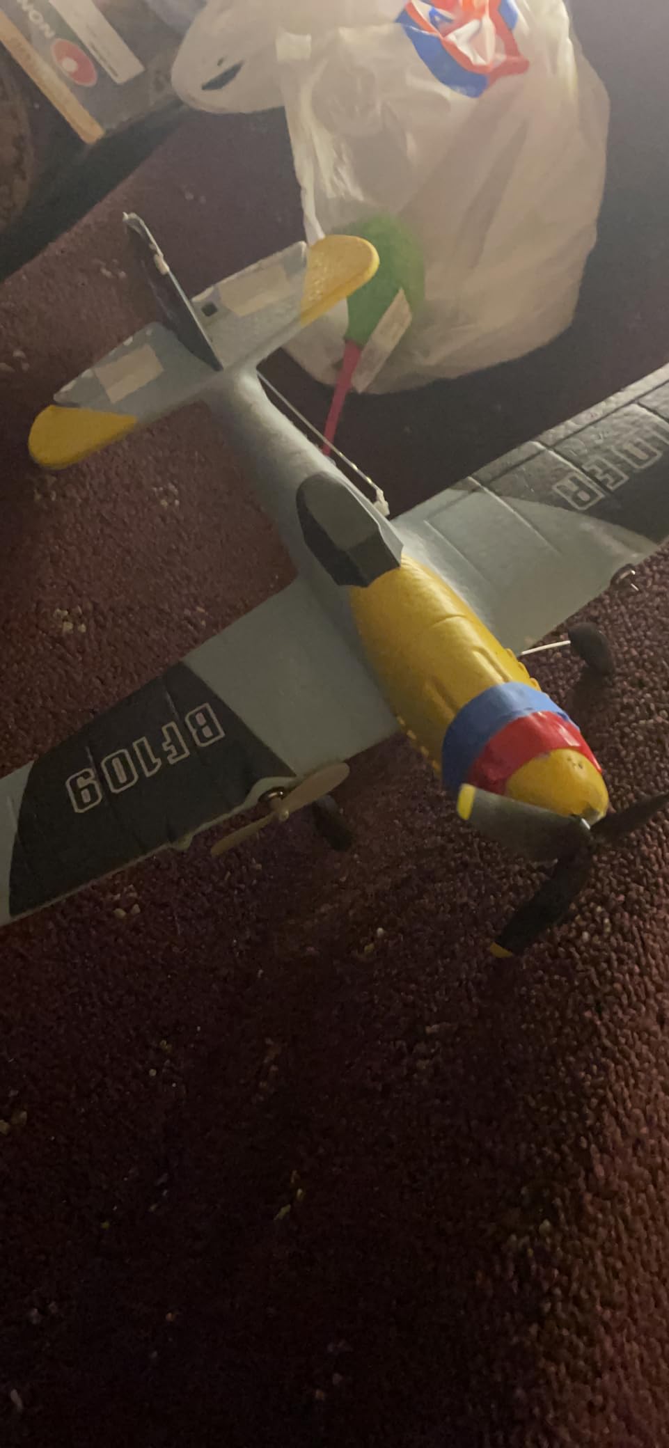 DEERC RC Plane 3 Channel BF-109 Remote Control Airplane Fighter RTF Toys | 2.4GHz 6-axis Gyro Stabilizer RTF Glider Aircraft Plane with 2 Batteries,Easy to Fly for Adults Kids Beginners Boys customer photo 2