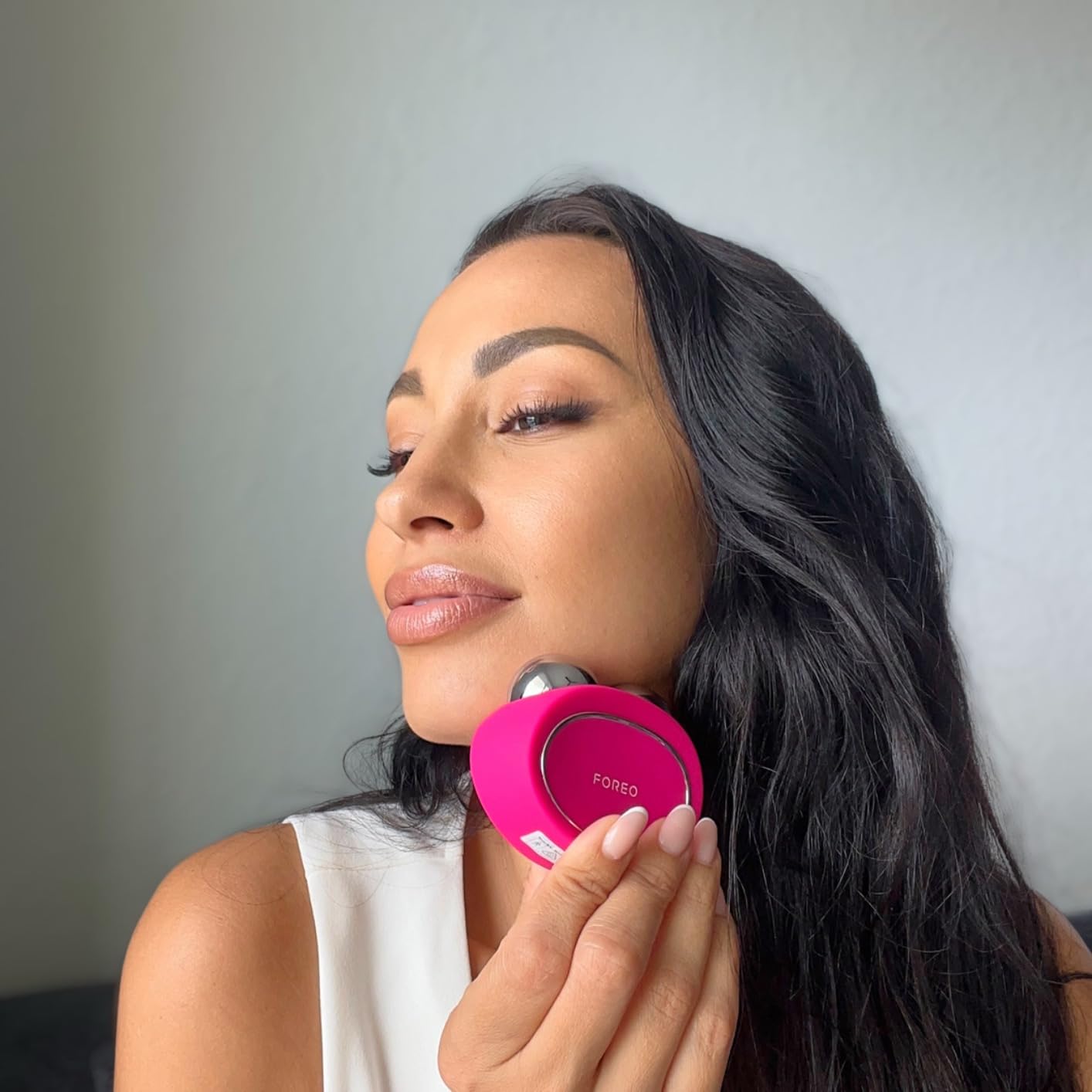 FOREO Bear 2 Advanced Toning Microcurrent Facial Device - Face Sculpting Tool - Firm & Contour - Non-Invasive - Increases Skin Care Absorption - Lavender customer photo 1
