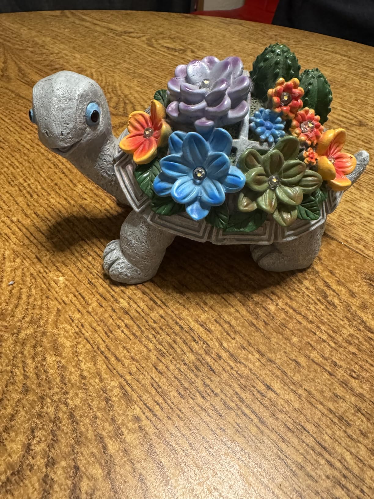 Linkax Turtle Statues Solar Garden Decor, Christmas Gift for Grandma Mom customer photo 2