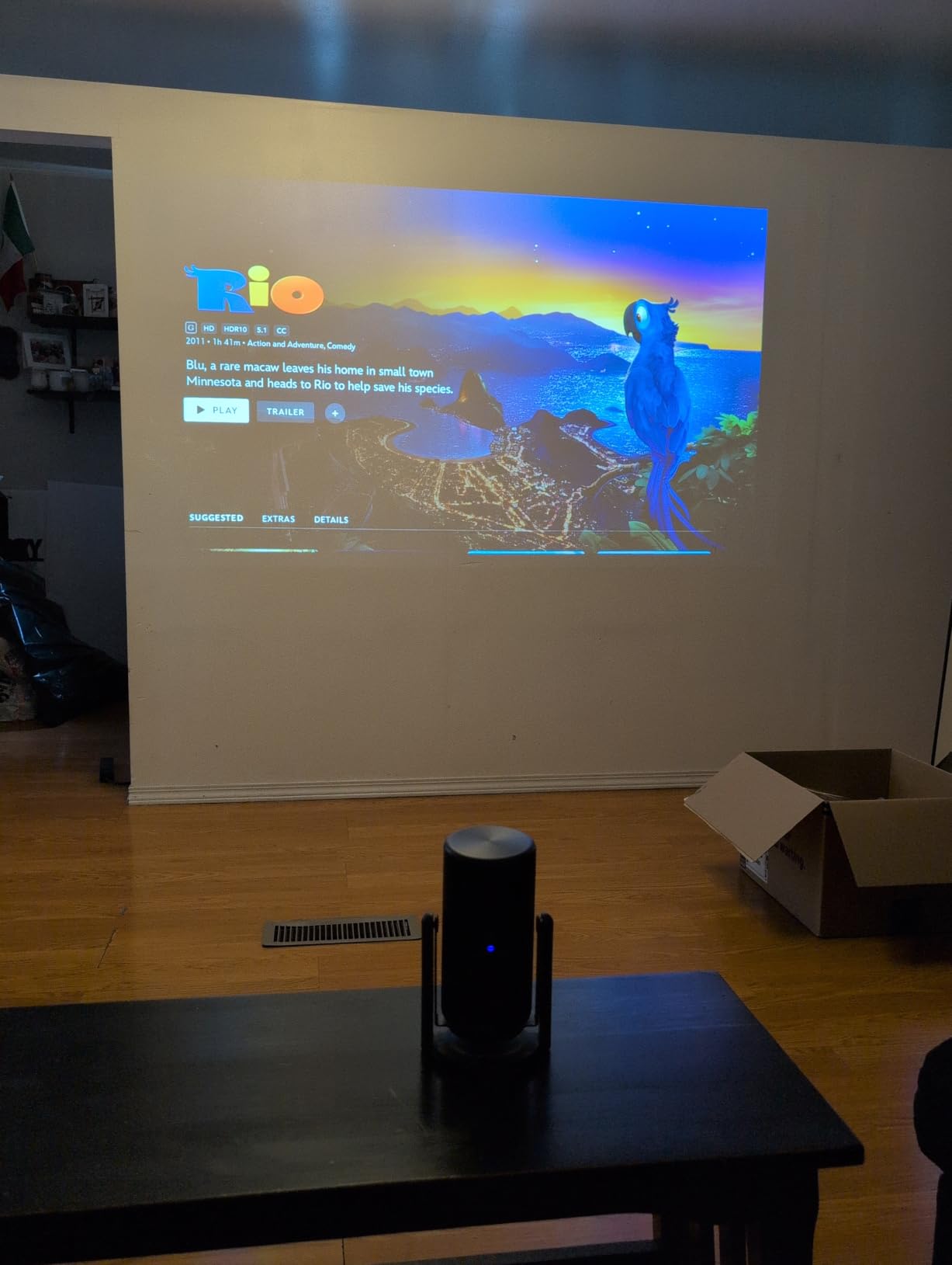 NEBULA Capsule 3 Portable Projector, Netflix-Certified | 2.5H Battery, Google TV, 1080p, Wi-Fi, 120