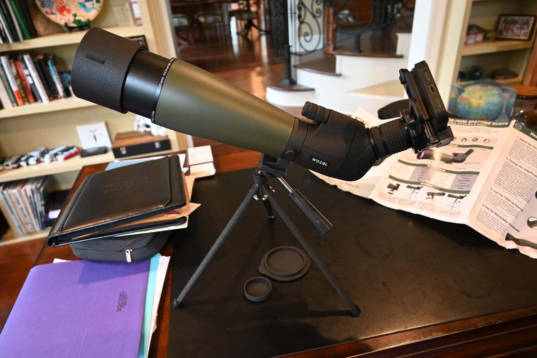 WOZEL 25-75x80 Spotting Scope with Tripod for Target Shooting High Powered customer photo 2