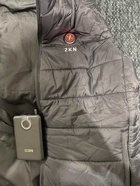 ZKN Heated Vest for Men with 14400mAh Battery Pack, 3 Heating Levels Men's Heated Vest, Lightweight Heated Jackets for Winter customer photo 2