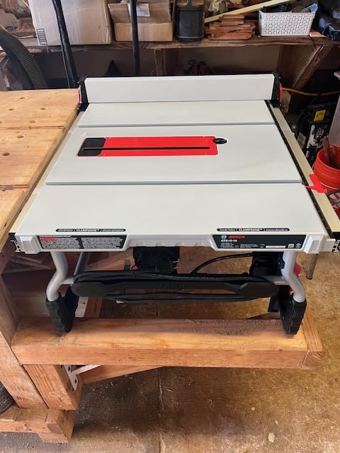 BOSCH GTS15-10 10 Inch Portable Jobsite Table Saw with Rise Wheeled Stand customer photo 2