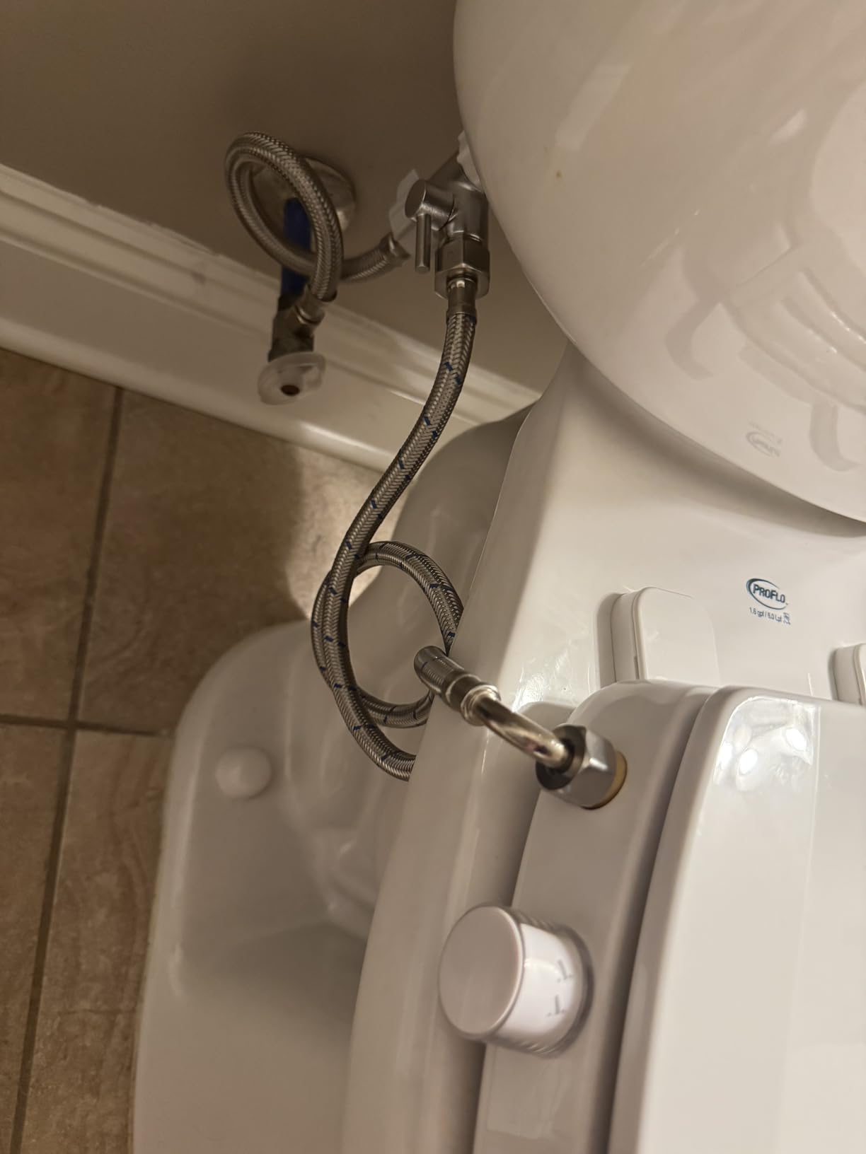 Clirass Elongated Bidet Toilet Seat with Quiet-Close, Non-Electric Bidet Mode with Dual Nozzles, Fit Elongated Toilet Seat, Adjustable Water Pressure with Brass inlet (Elongated) customer photo 1