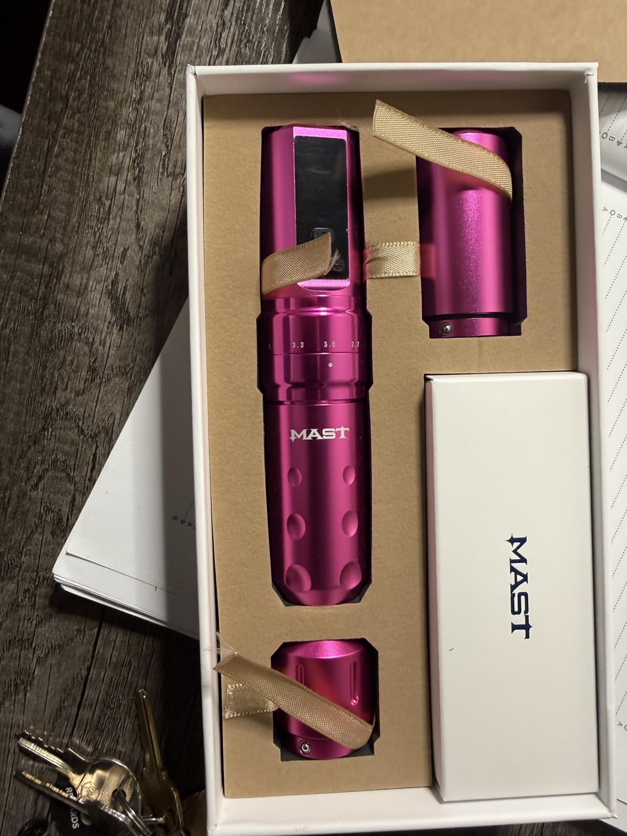 Mast Fold2 Pro Tattoo Gun, Wireless Rotary Tattoo Pen Machine customer photo 2