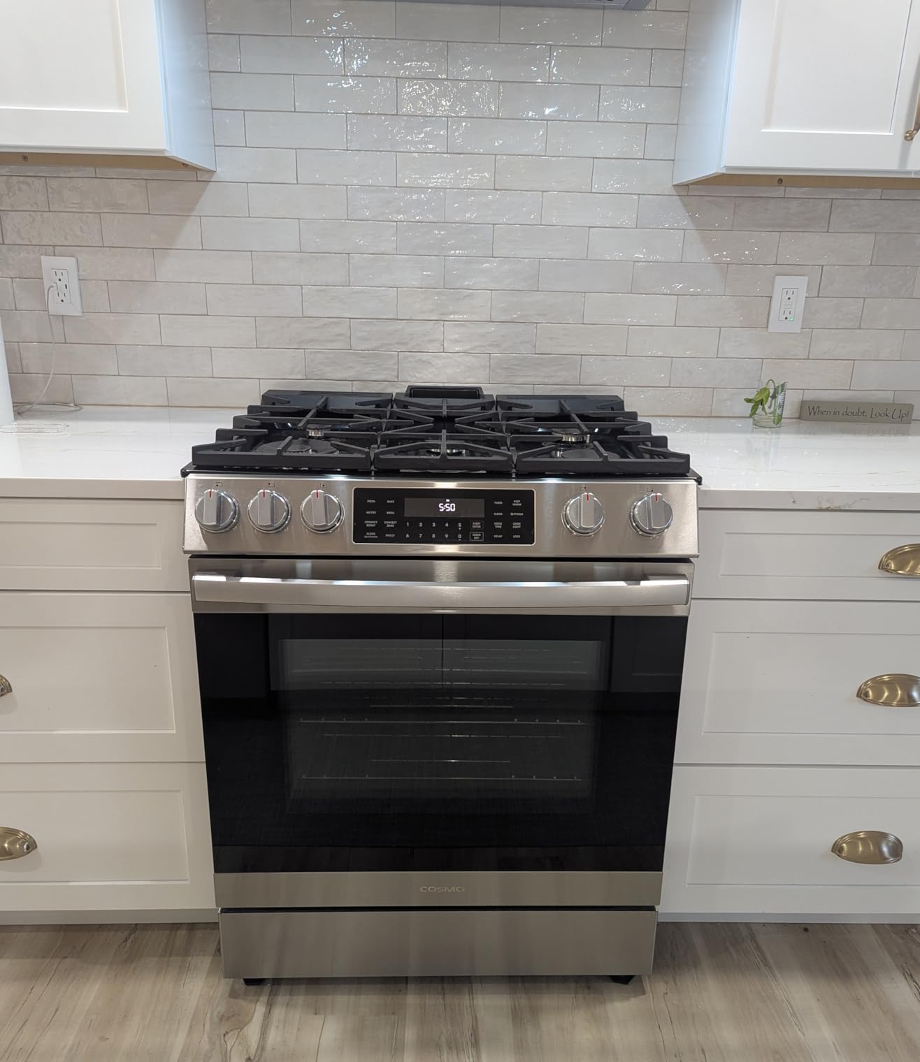 30 in. Lumin Coll 6.1 cu ft 5 Burner Gas Range, Air Fry, Stainless Steel customer photo 2