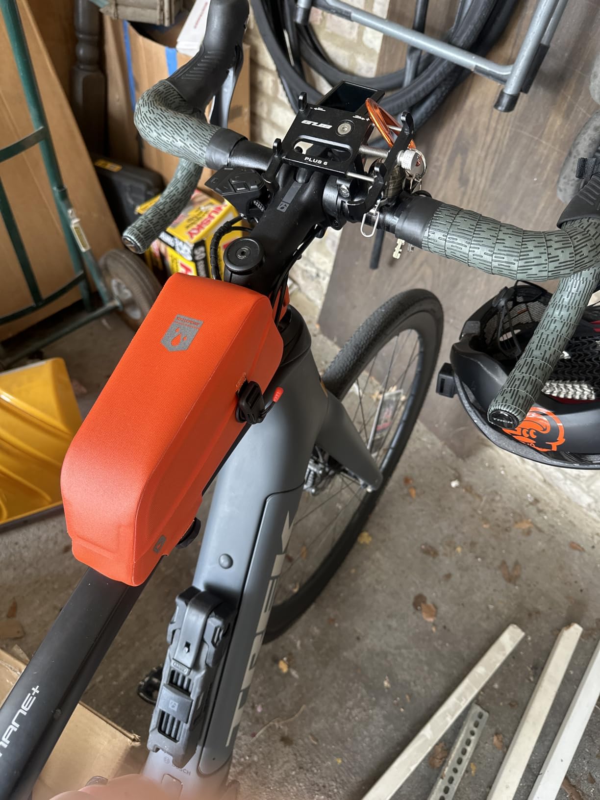Rhinowalk Bike Frame Bag with Magnetic Flap Waterproof Bicycle Top Tube Bag Bikepacking Cycling Tools Storage Bag for MTB Road Bike customer photo 2