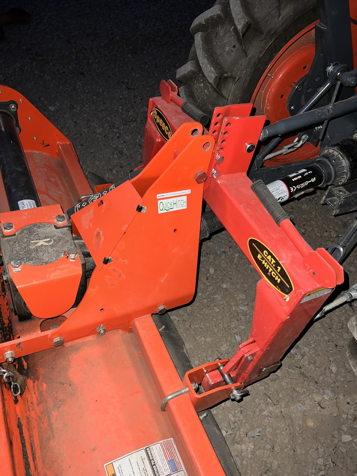 SpeeCo 3-Point Tractor Quick Hitch, Category 1, Green customer photo 1