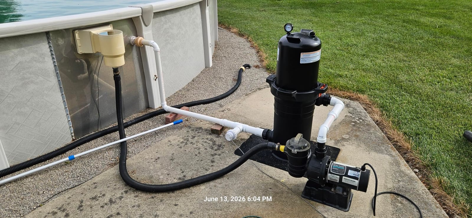 VEVOR 2026 Pro Cartridge Pool Filter Tank & Element for Above Ground & Inground Pools, Large 420-425Sq. Ft Cleaner System Compatible W/Pumps 1 to 3 HP| Up to 13393 GPH |for Pools Up to 107147 Gallons customer photo 1