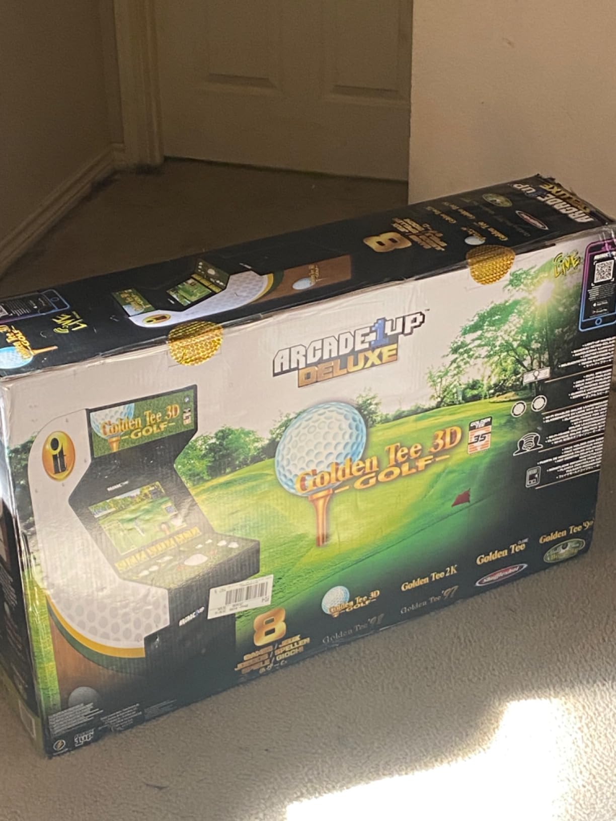 Arcade1Up Golden Tee 3D Deluxe Home Arcade, 8 Golf + Bowling Games customer photo 1