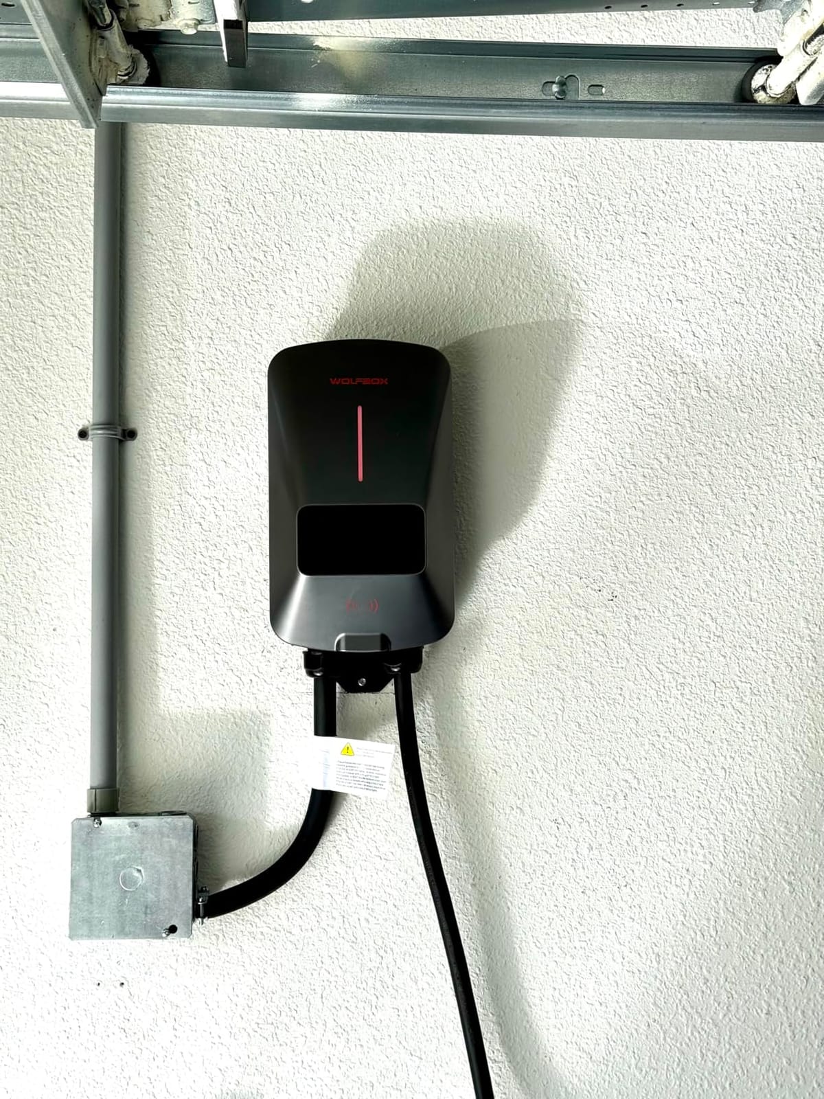WOLFBOX Level 2 EV Charger 48amp,Hardwired with J1772 Connector,240V(E48) customer photo 1