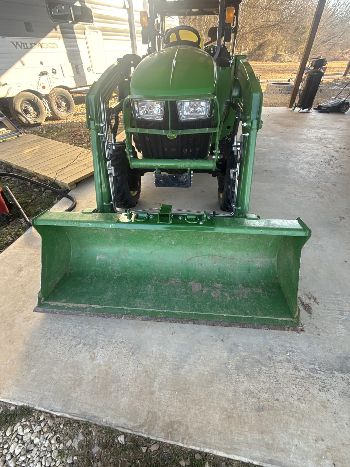 JY PERFORMANCE Tractor Bucket Grab Hooks Compact Bolt On customer photo 1