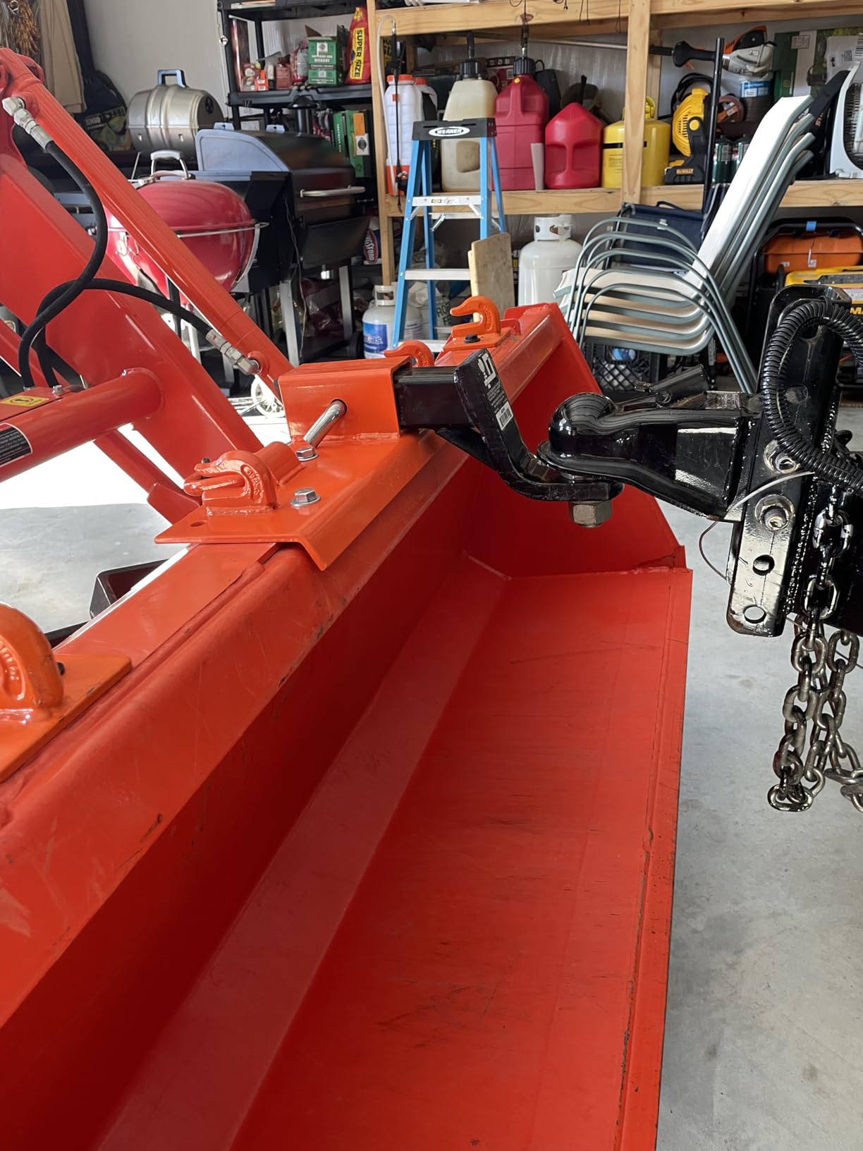 JY PERFORMANCE Tractor Bucket Grab Hooks Compact Bolt On customer photo 2