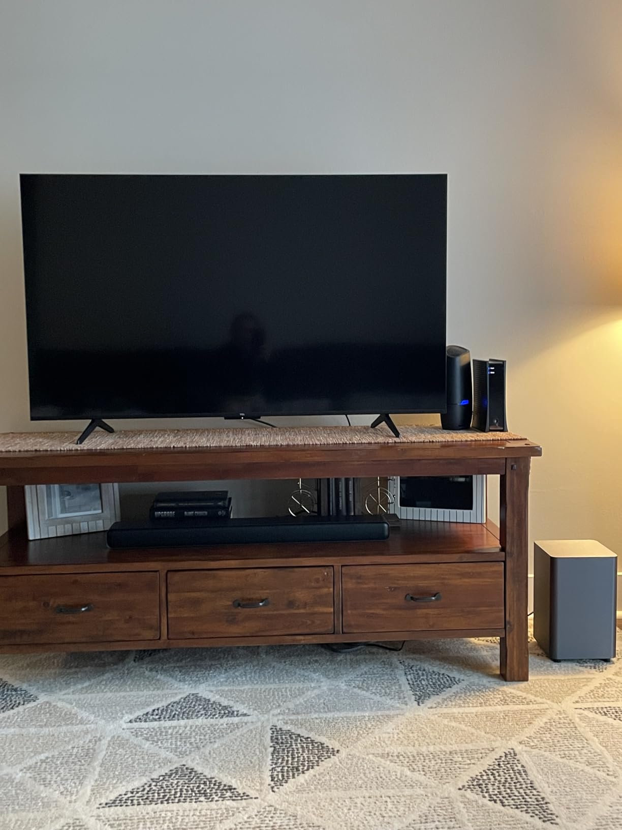 TCL S55H 2.1 Sound Bar with Wireless Subwoofer for Smart TV | Dolby Atmos DTS:X Auto Room Calibration| 220W Power Wireless Bluetooth Home Theater Audio | App Control & Remote Control | Latest Model customer photo 2