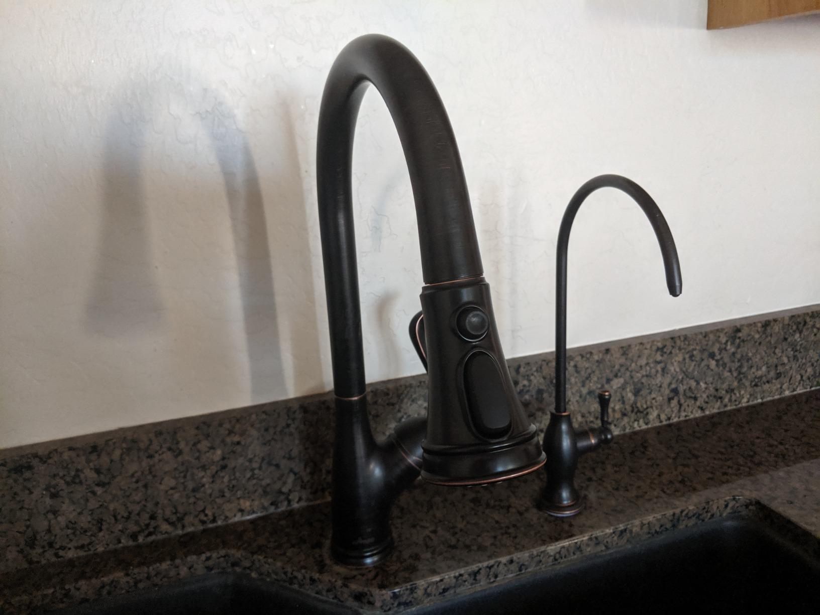 APPASO Touchless Kitchen Faucet with Pull-Down Sprayer Bronze for 1-4 Hole customer photo 1