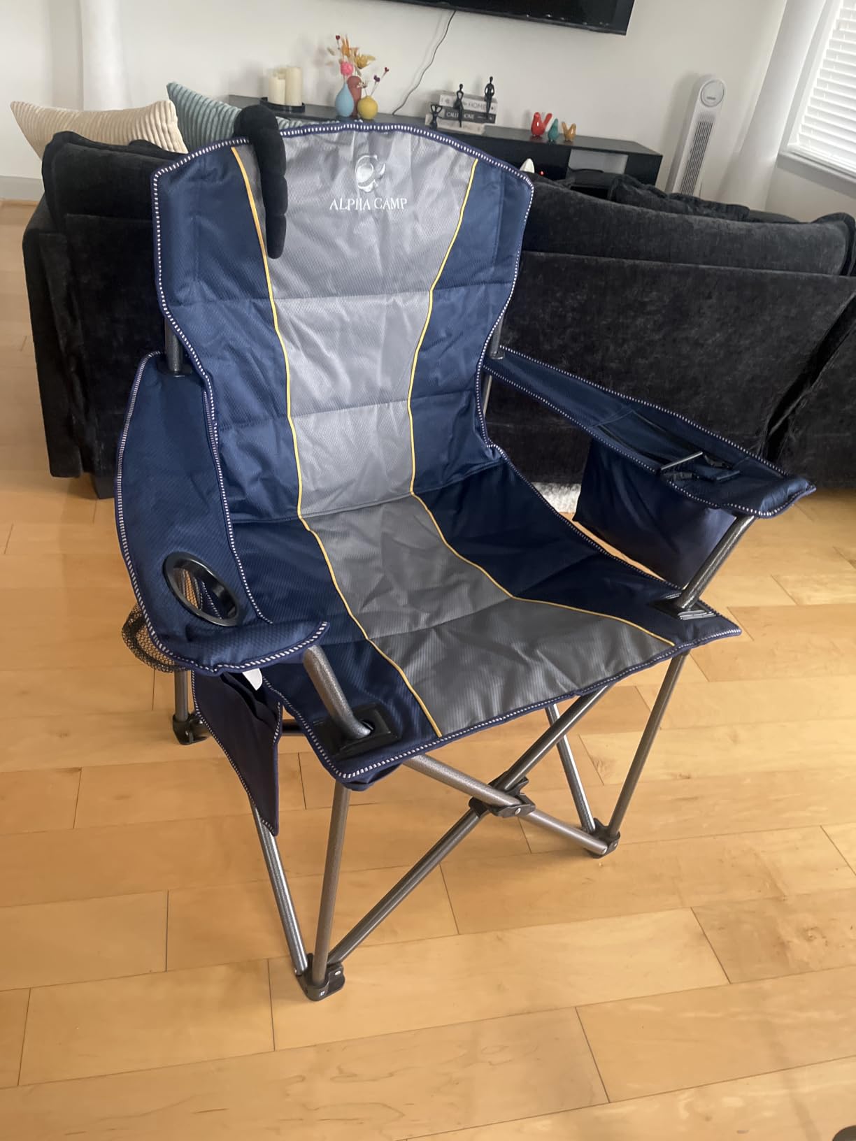 ALPHA CAMP Oversized Fully Padded Camping Chairs with Lumbar Support customer photo 1