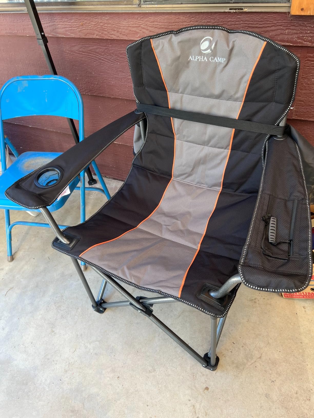 ALPHA CAMP Oversized Fully Padded Camping Chairs with Lumbar Support customer photo 2