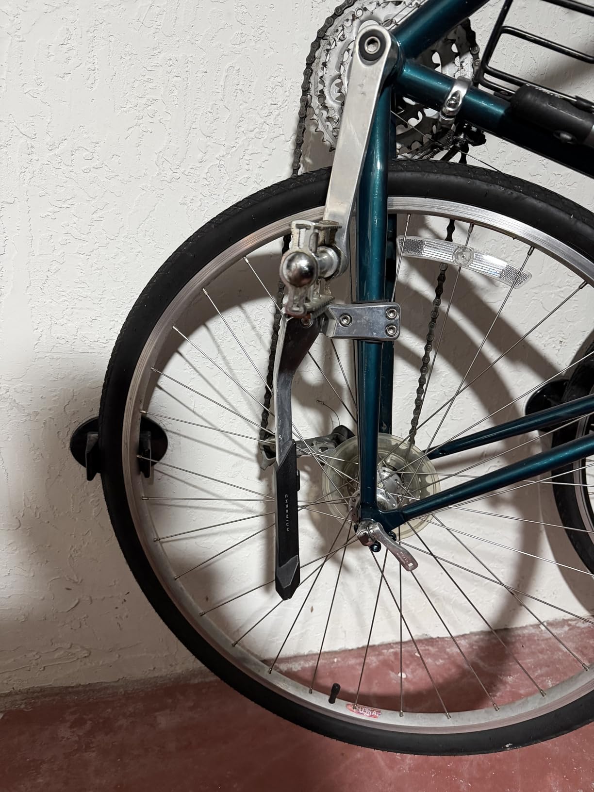Steadyrack Swivel Bike Wall Mount, Vertical Mountain Bike Rack, Garage customer photo 1