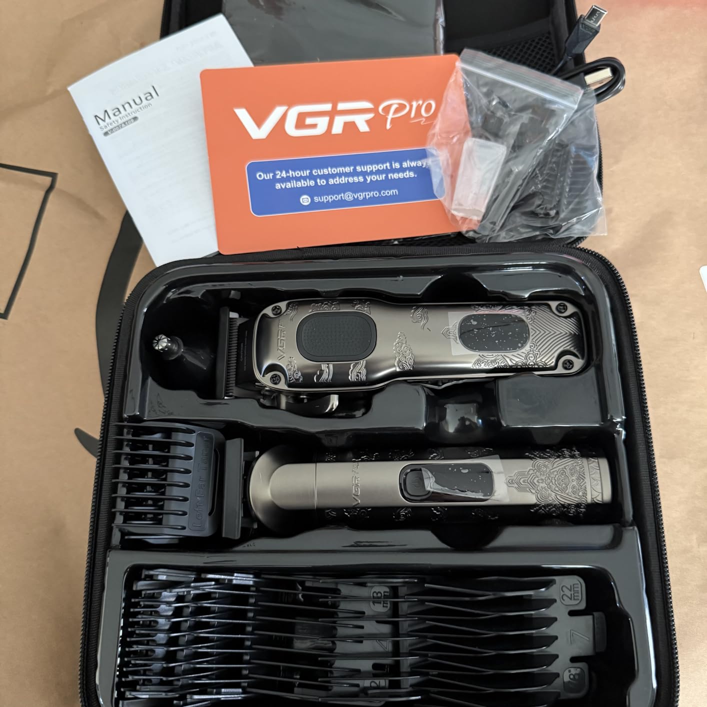 VGRPRO Hair Clippers for Men Professional, Cordless Clipper and Trimmer Set customer photo 1