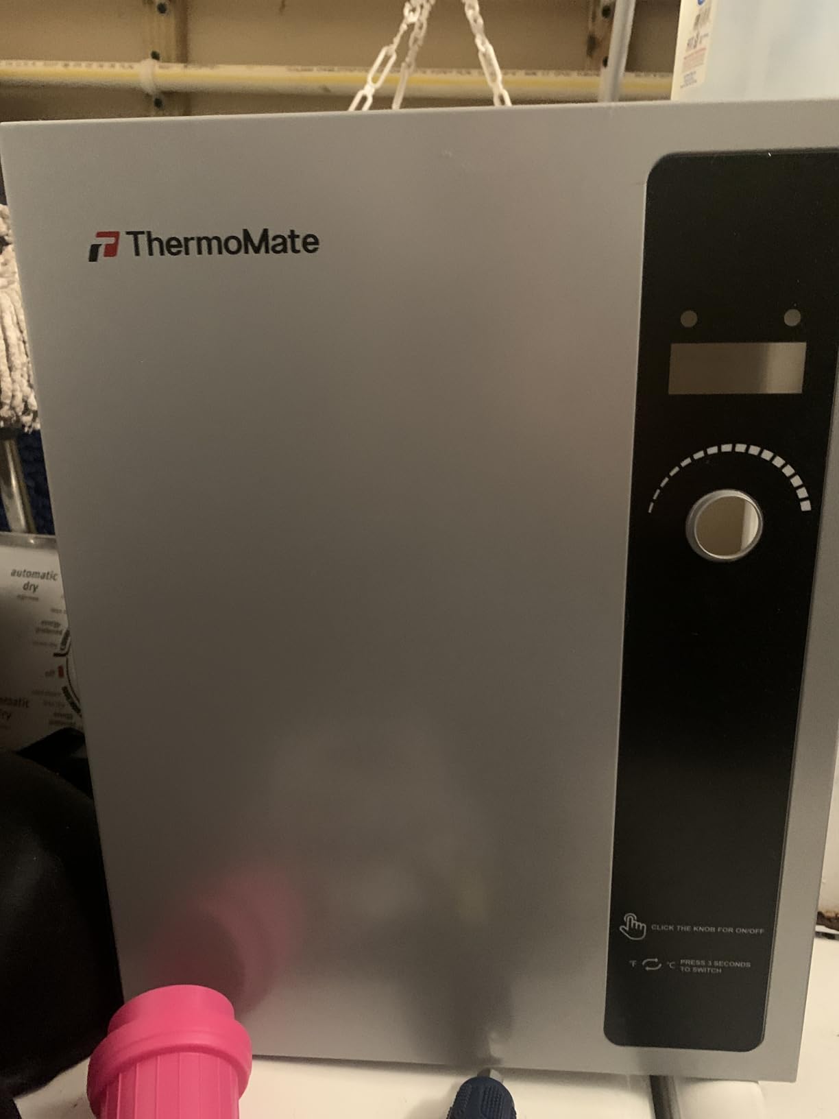 ThermoMate Tankless Water Heater Electric, 11kW 240 Volt On Demand Instant Hot Water Heater for Point of Use, Self-Modulating LED Display Knob Control, ETL Certified, 2.15GPM at 35°F Rise customer photo 1
