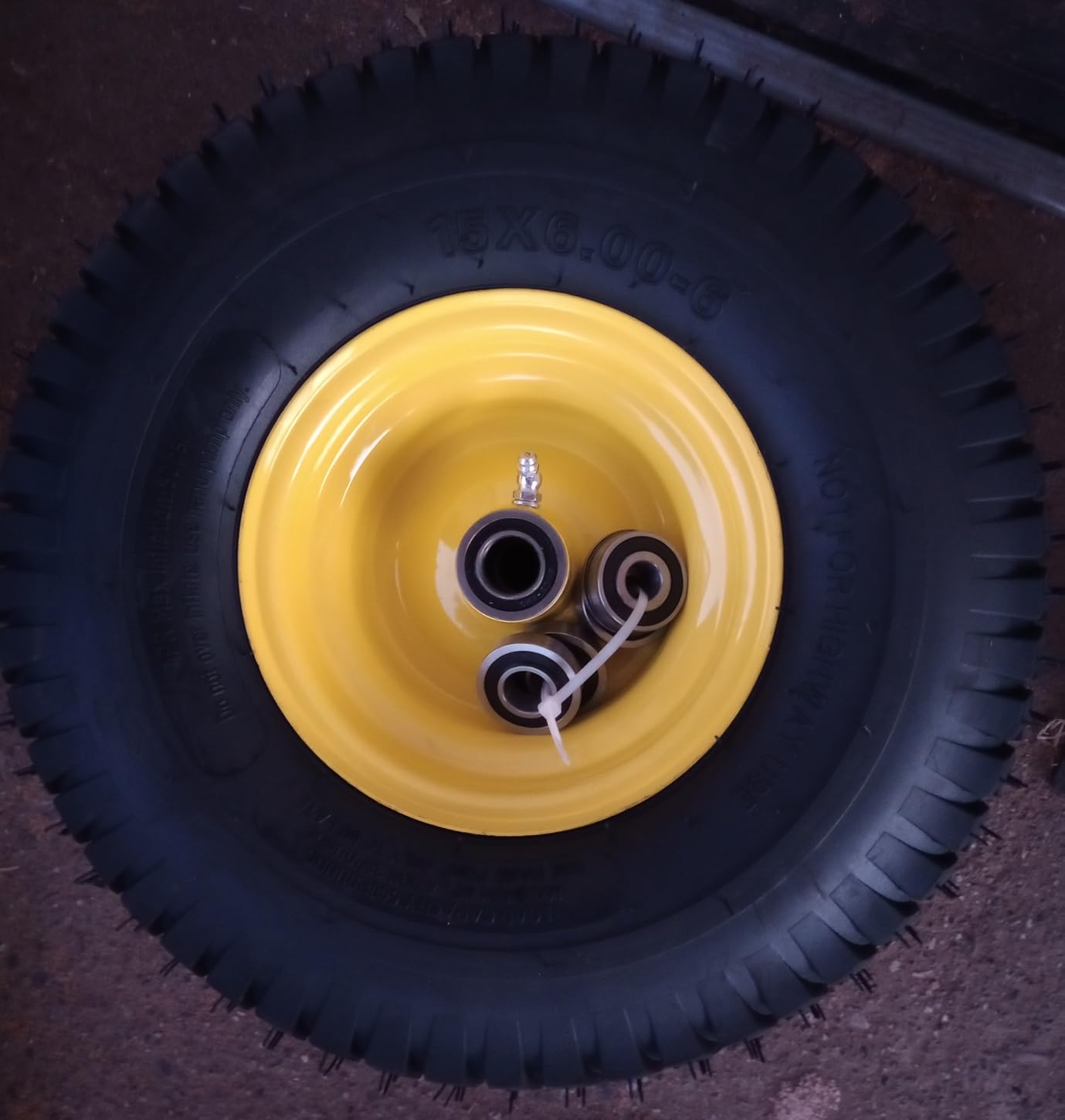 RONPOW 15x6.00-6nhs Lawn Mower Front Tires for john deere Riding Tractor customer photo 1