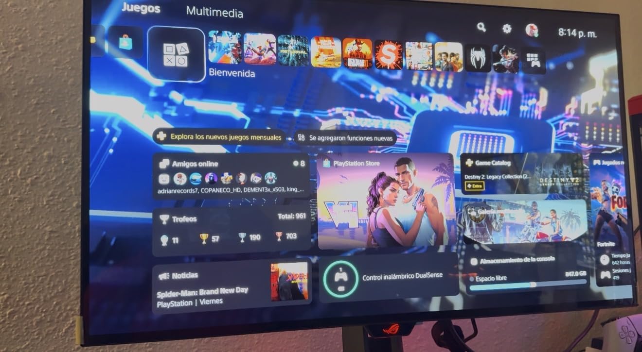 ASUS ROG PG32UCDP 32 Inch 4K 240Hz OLED Gaming Monitor | Dual Mode FHD 480Hz, Custom Heatsink, 0.03ms, G-SYNC Compatible, USB-C 90W, True 10-bit customer photo 1