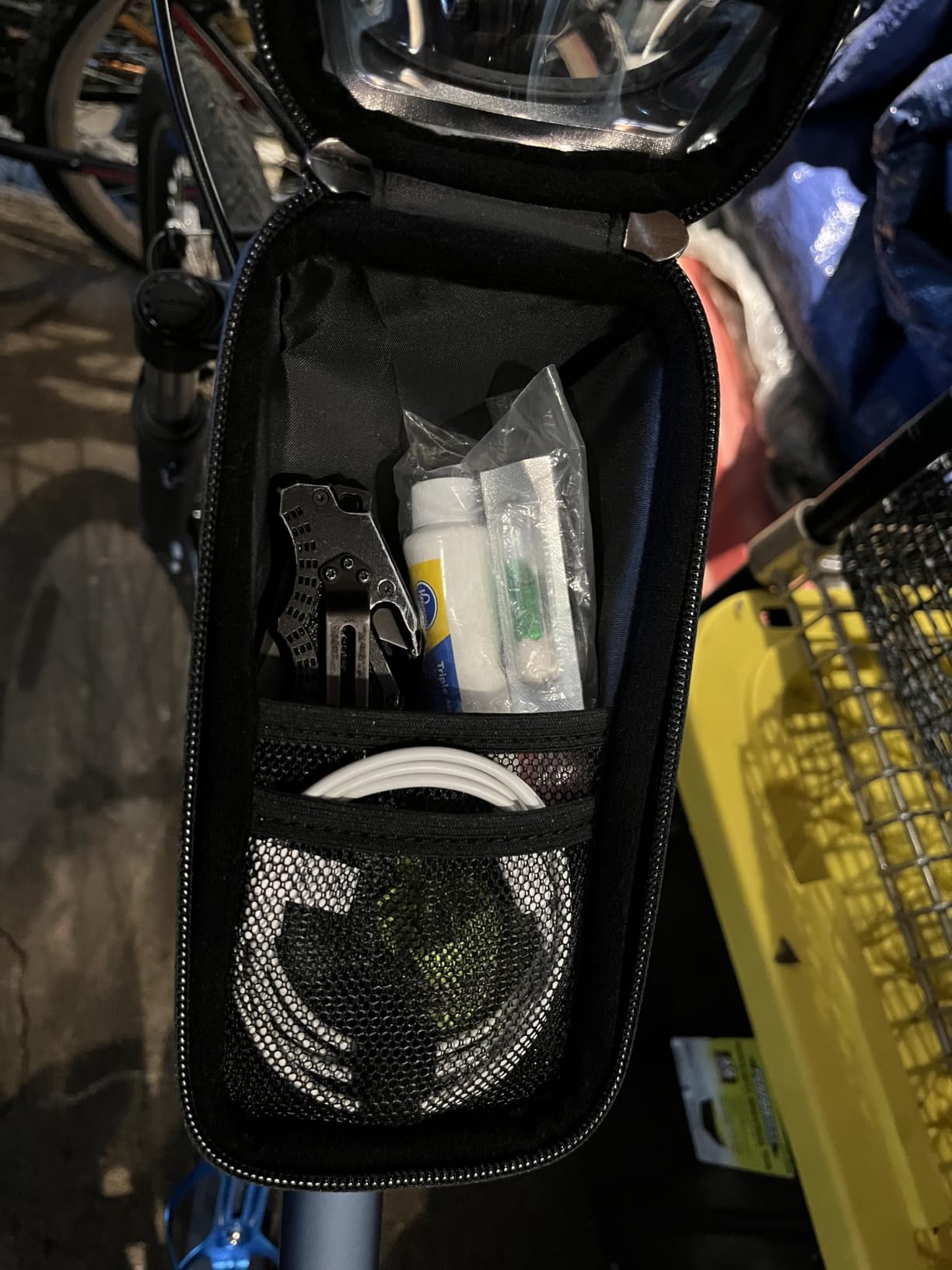 Lamicall Bike Frame Bag Waterproof - [1s Release] Bike Phone Mount Holder customer photo 1