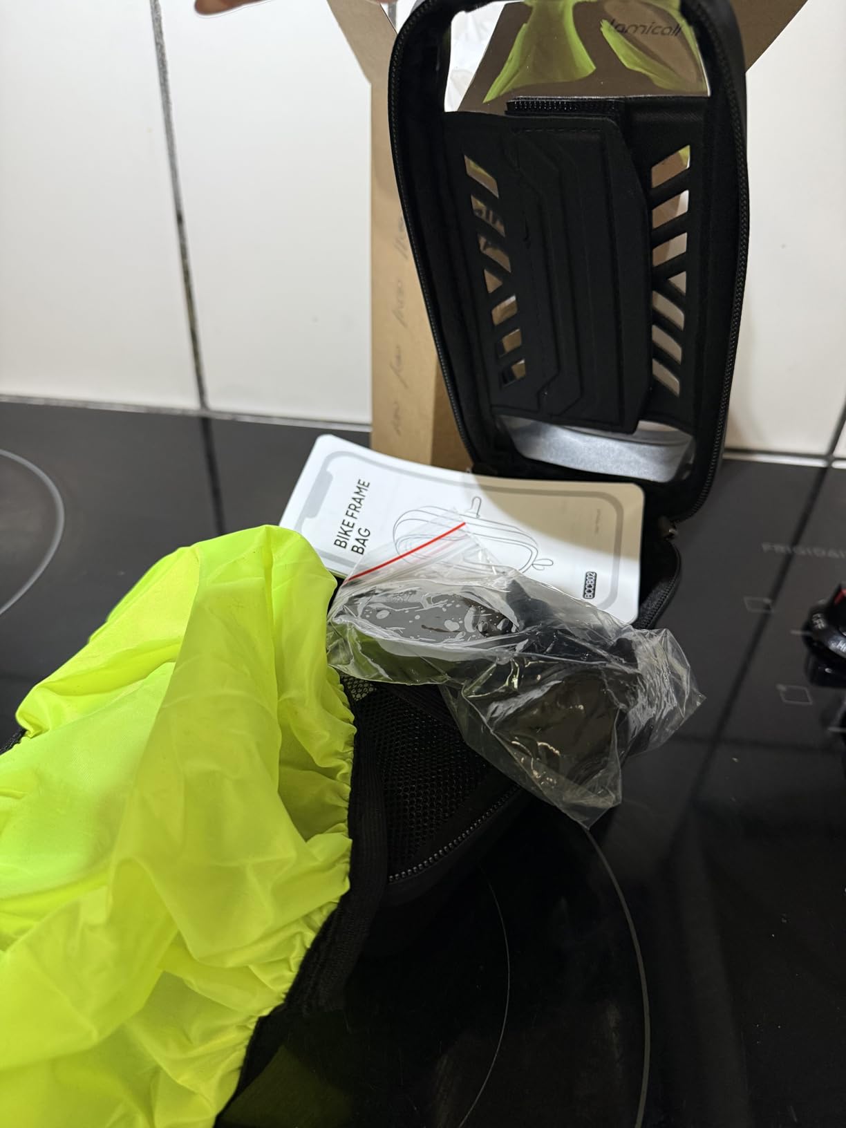 Lamicall Bike Frame Bag Waterproof - [1s Release] Bike Phone Mount Holder customer photo 2