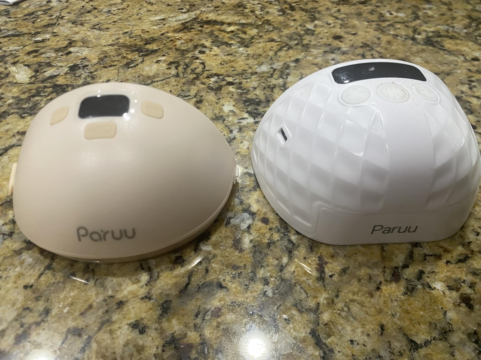Paruu Hands Free Breast Pump P16, Wearable Breast Pump Electirc Portable with 4 Modes & 12 Levels, Max 309mmHg Strong Suction 19/21/24mm Flange Inserts Wearable Breastfeeding Pump, 2 Pack(Nude customer photo 1