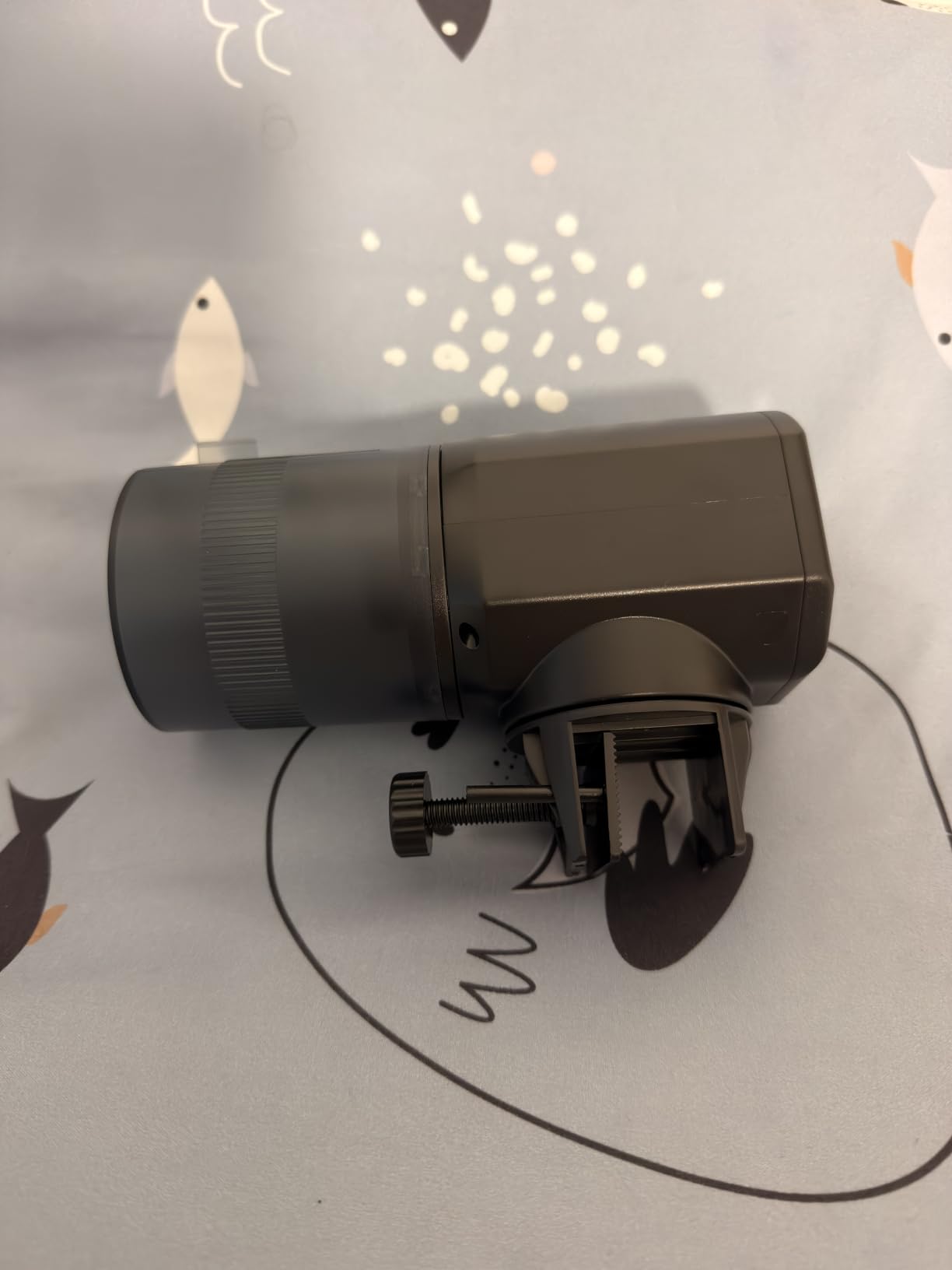 Automatic Fish Feeder for Aquarium: Rechargeable Fish Feeder Dispenser,Moisture-Proof & 200ML Large Capacity Betta Turtle Vacation Feeder,Auto Fish Food Dispenser Timer for Weekends/Business customer photo 2